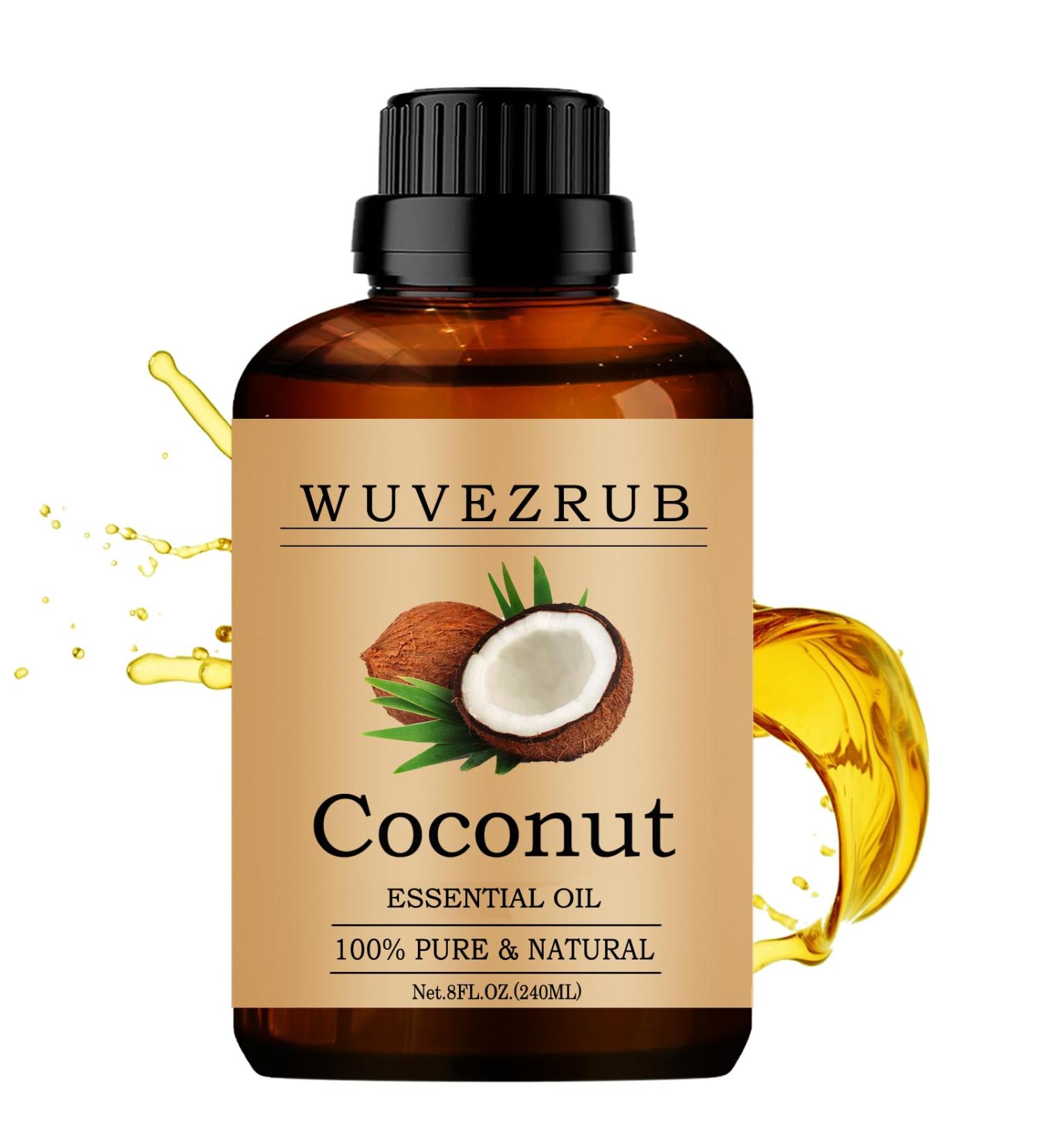 Coconut Essential Oil 240ML - 100% Pure and Natural for Aromatherapy Diffuser - 8 Fl Oz Coconut 8 Fl Oz (Pack of 1) - Buy Online on GoSupps.com