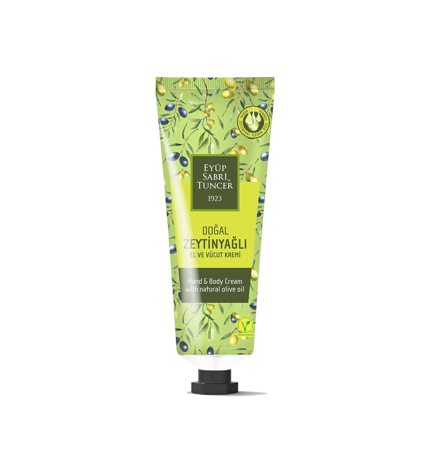 Ey p Sabri Tuncer hand and body cream with natural olive oil 50ml I Hand cream I Body cream I Body cream I Hand Cream I Olive Oil