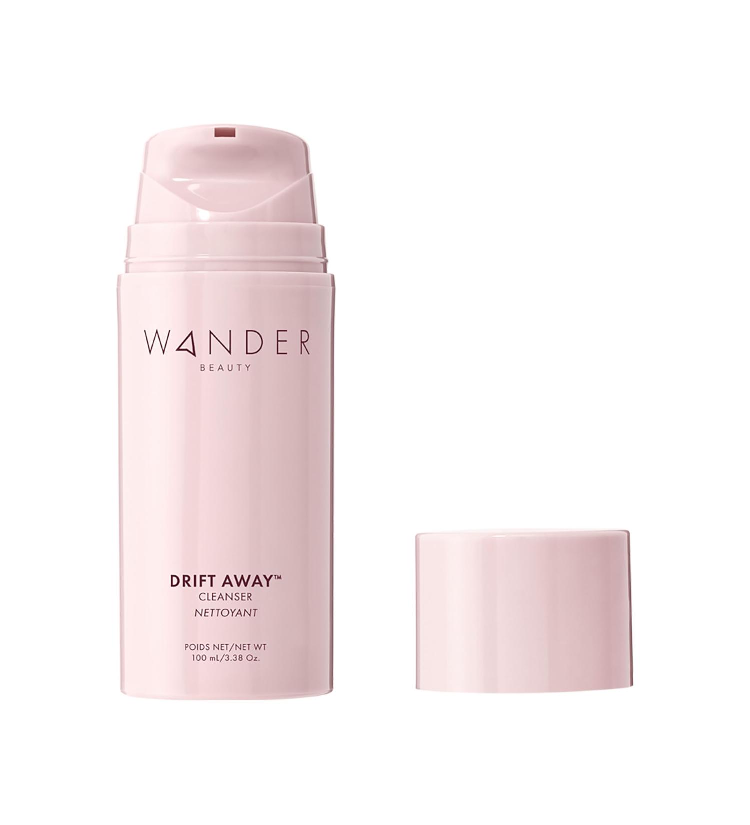 Wander Beauty Drift Away Face Cleanser - Reviving Foaming Anti-Aging Wash with Guava Acai & Sea Kelp - Removes Makeup & Impurities - Non-Stripping Formula - 3.38 oz - Buy Online on GoSupps.com
