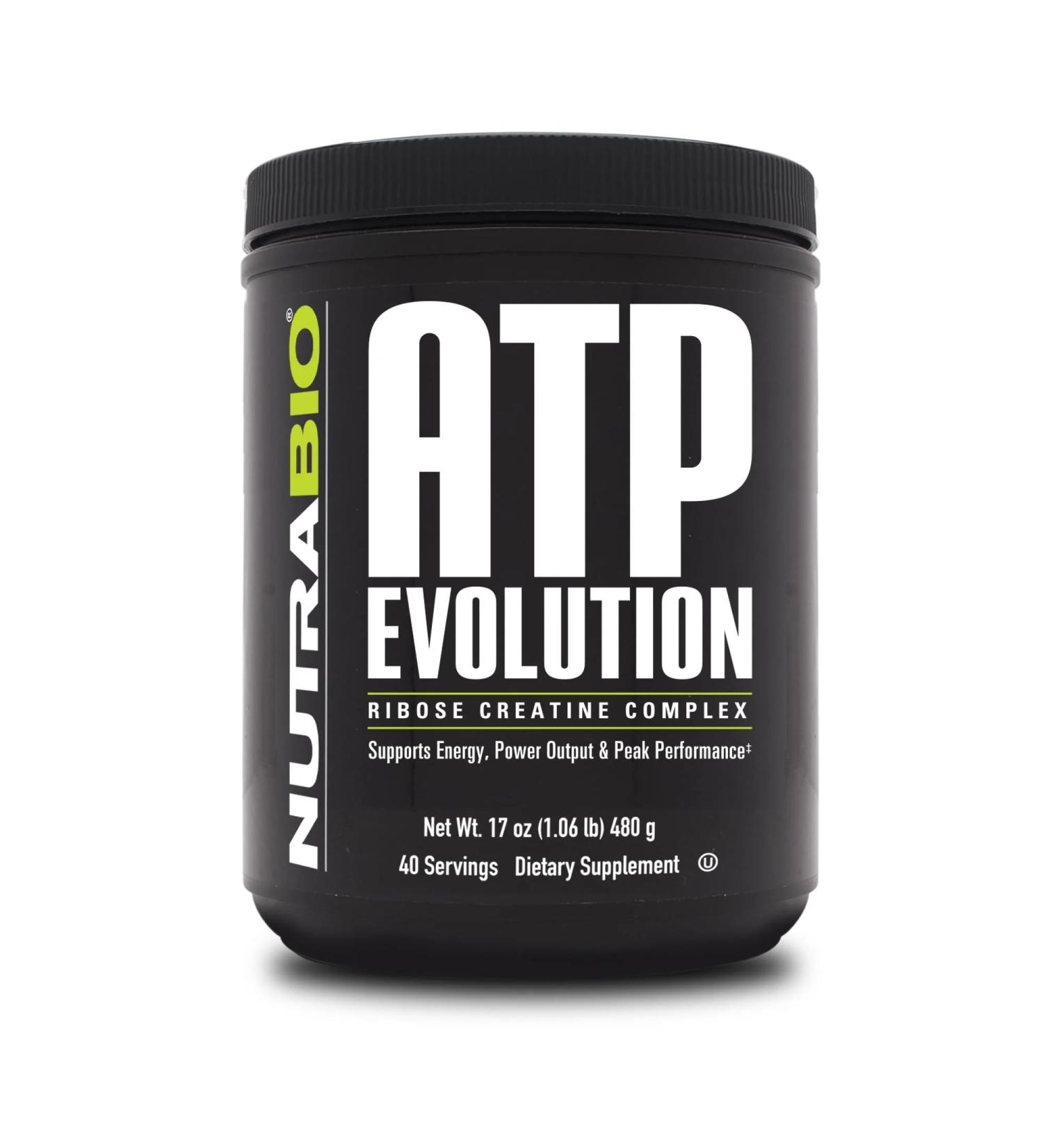 NutraBio ATP Evolution | Supercharged Muscle Recovery Powder 500g | 40 Servings - International Shipping Available - Buy Online on GoSupps.com