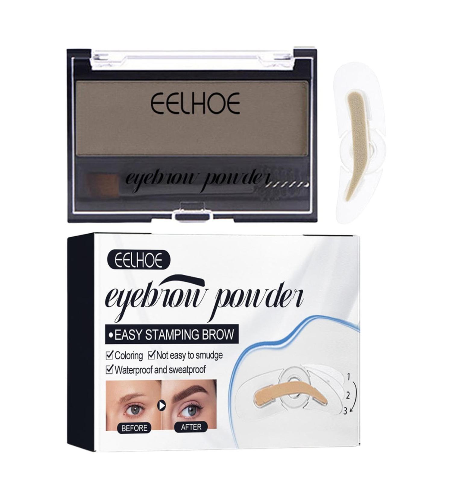 Eyebrow Makeup | Natural g Eyebrow Powder Kit Long-lasting and Natural 3 Colors Trio Kit Eyebrow Palette for Photography Outdoor Music Guanglu Gray - Buy Online on GoSupps.com