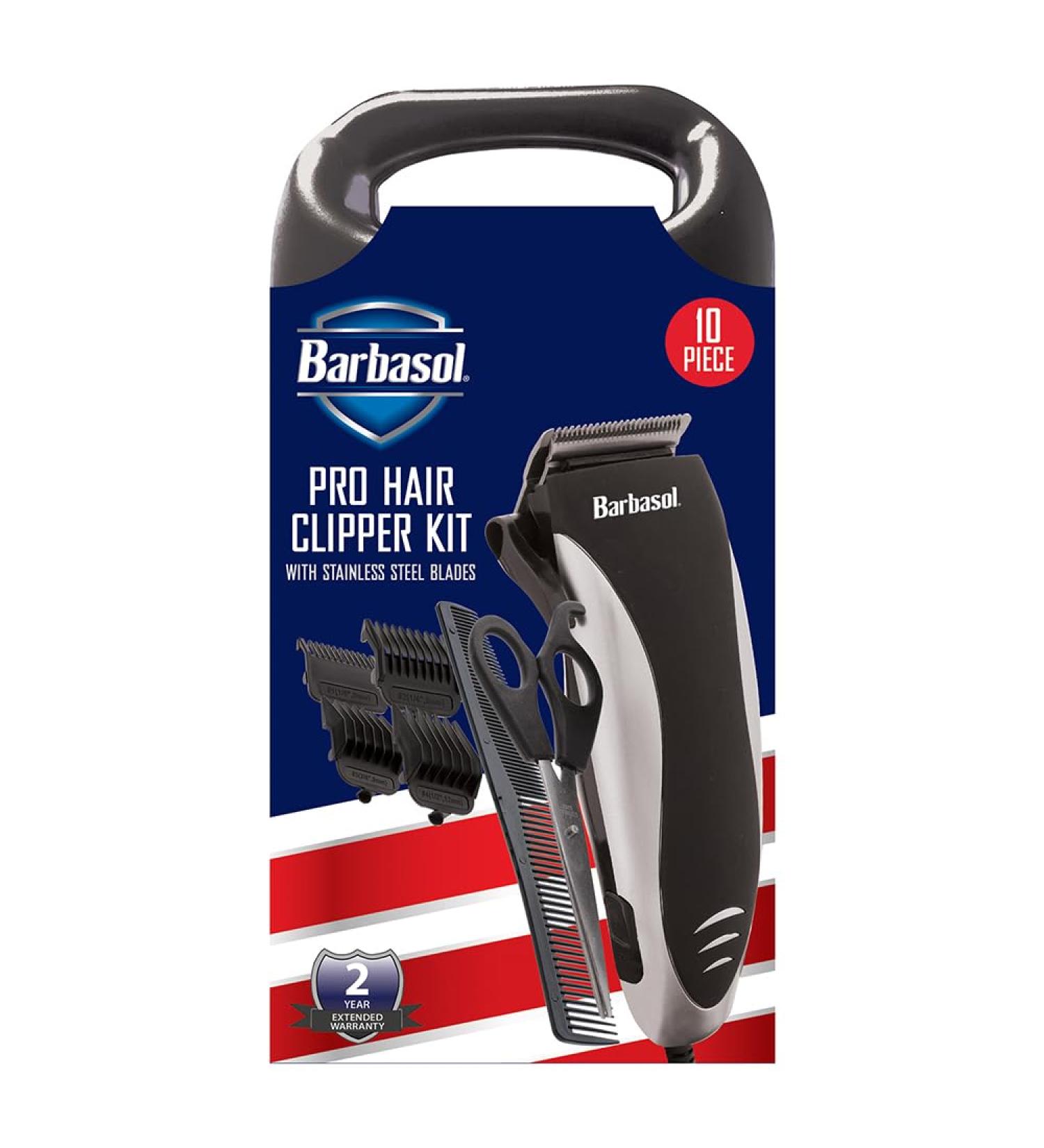 Buy Xtreme Digital Barbasol Professional Hair Clipper Kit | Stainless Steel Blades 4 Guide Combs & Travel Bag - Ideal for Men s Grooming & Hair Cutting - Buy Online on GoSupps.com