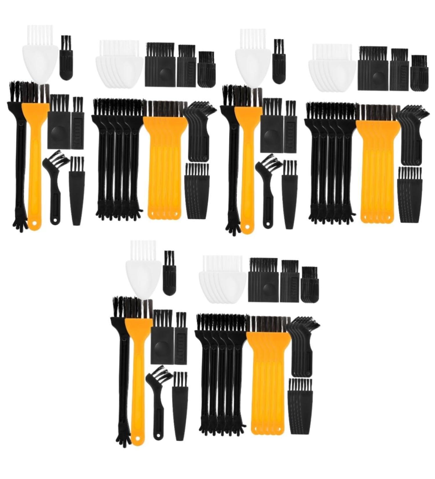 FRCOLOR 144 Pcs Multi-Purpose Mini Cleaning Brush Set - Razor Blades Ear Wax Spoon Beard Trimmer & Keyboard Cleaner - Ideal for International Shipping - Buy Online on GoSupps.com