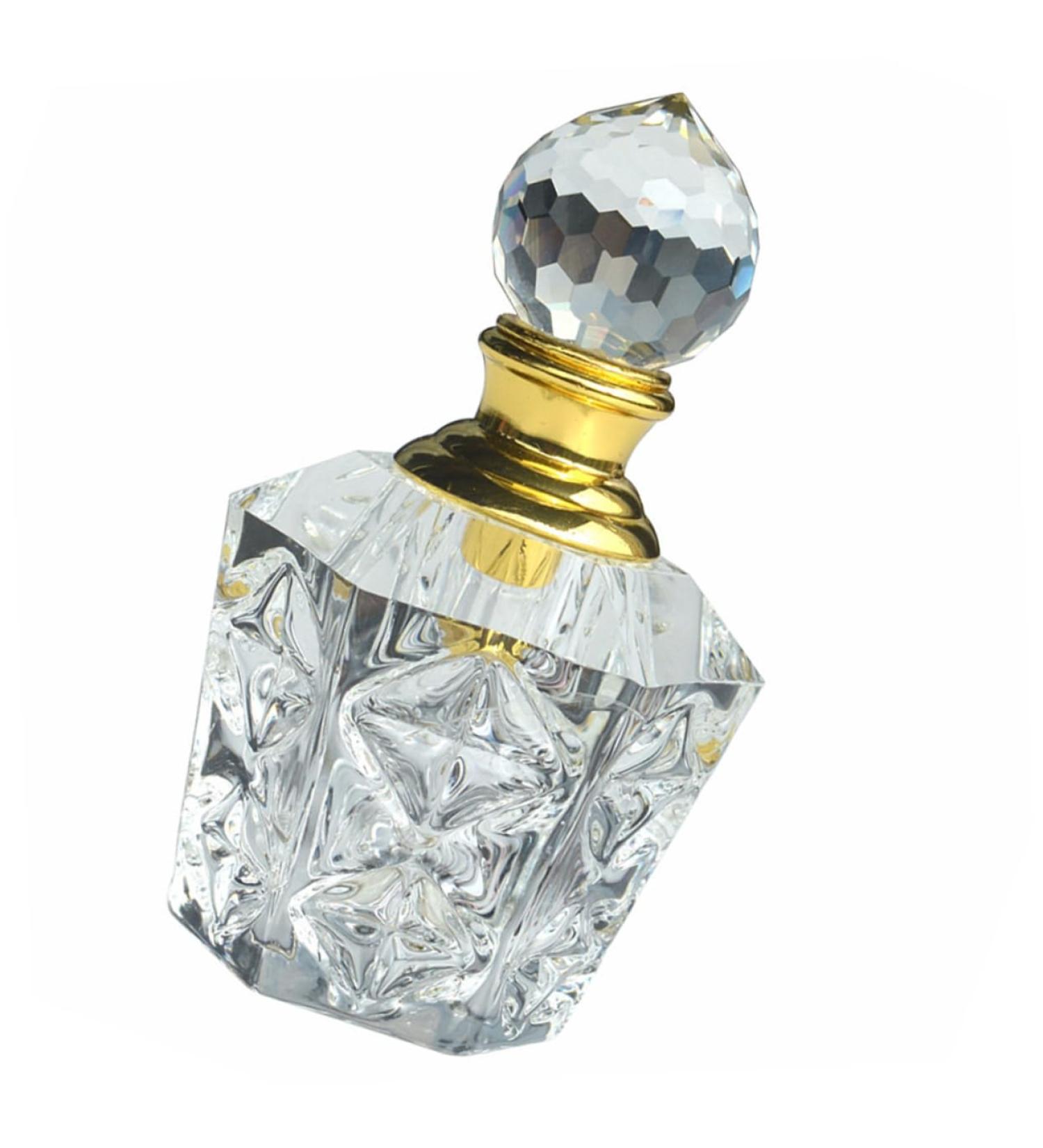 Ipetboom 1pc Dropper Essential Oil Bottle Fancy Perfume Bottle Cosmetic Dropper Bottle Skincare Containers Terrarium Essential Oil Vials Mini Travel Glass White Cosmetic Bottle Crystal 6.5x4cm White - Buy Online on GoSupps.com