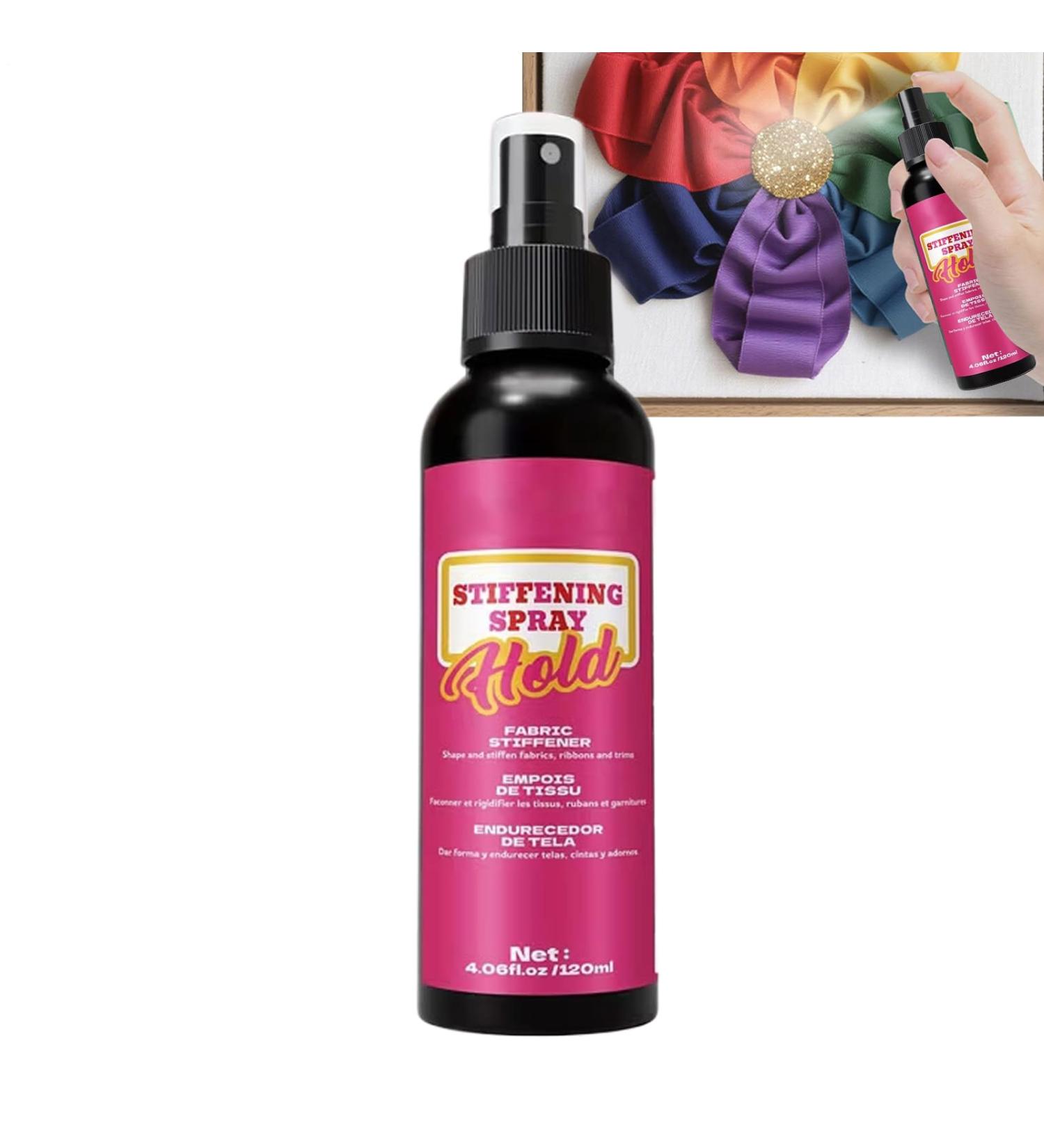 Fabric Stiffening Spray for Crafts 120ml Bottle Quick-Drying for Fabric Strengthening and Shaping - Fabric Hardener and Shaper for Crochet Hat Projects Bags etc. - Buy Online on GoSupps.com