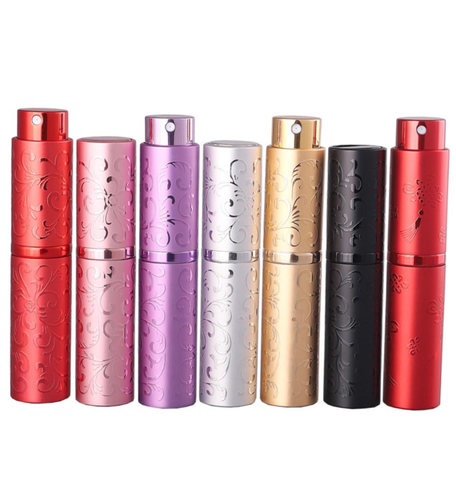 DOITOOL Travel Cosmetic Containers Perfume Empty Sprayer Travel Liquid Container Makeup Containers Lotion Container Travel Containers for Liquids Perfume Mini Glass Bottle Purple 10.3*2.3cm Purple - Buy Online on GoSupps.com