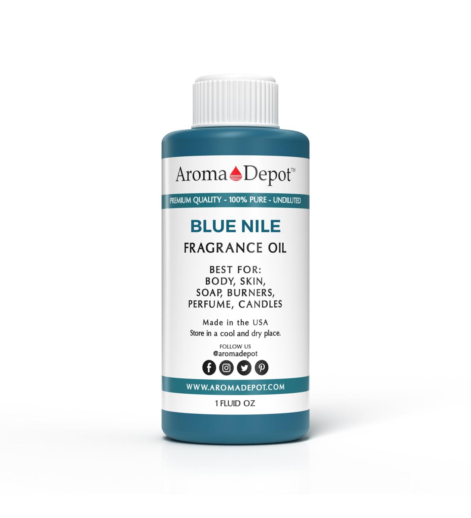 Aroma Depot Blue Nile Fragrance Oil 1 fl. oz - Perfume Oil for Soap Candle Incense & DIY Aromatherapy - Buy Online on GoSupps.com