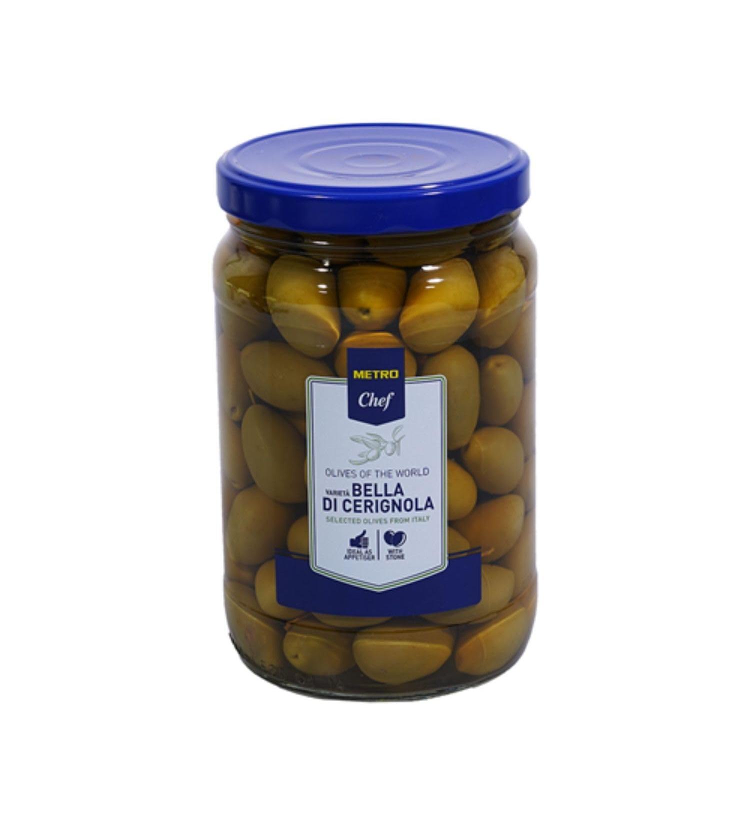 METRO Chef Green Olives Bella di Cerignola 1700 ml