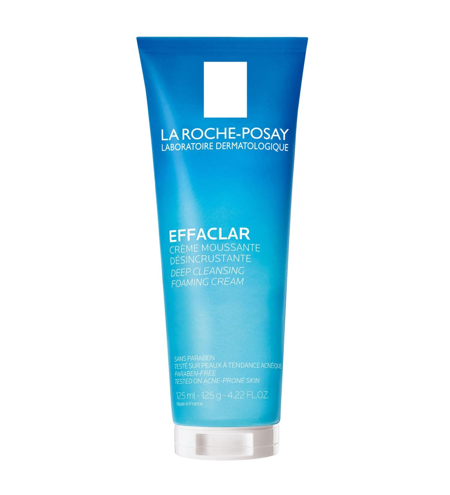 La Roche-Posay Effaclar Deep Cleansing Foaming Facial Cleanser - Daily Face Wash for Sensitive and Acne Prone Skin - Buy Online on GoSupps.com