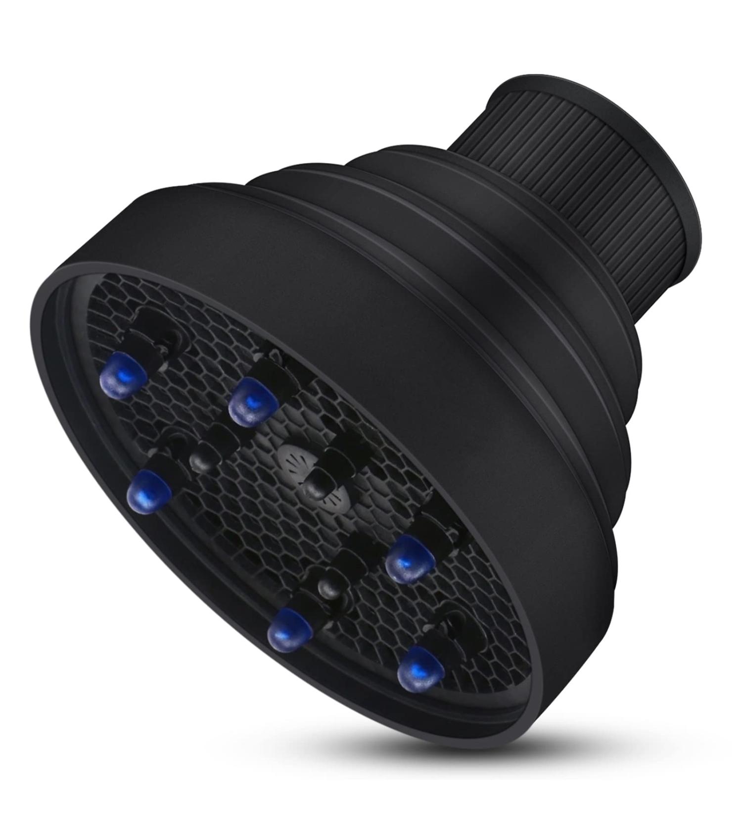 Segbeauty Travel Hair Diffuser for Natural Thick Hair 1.65-1.77 inches Nozzle - Black - Buy Online on GoSupps.com