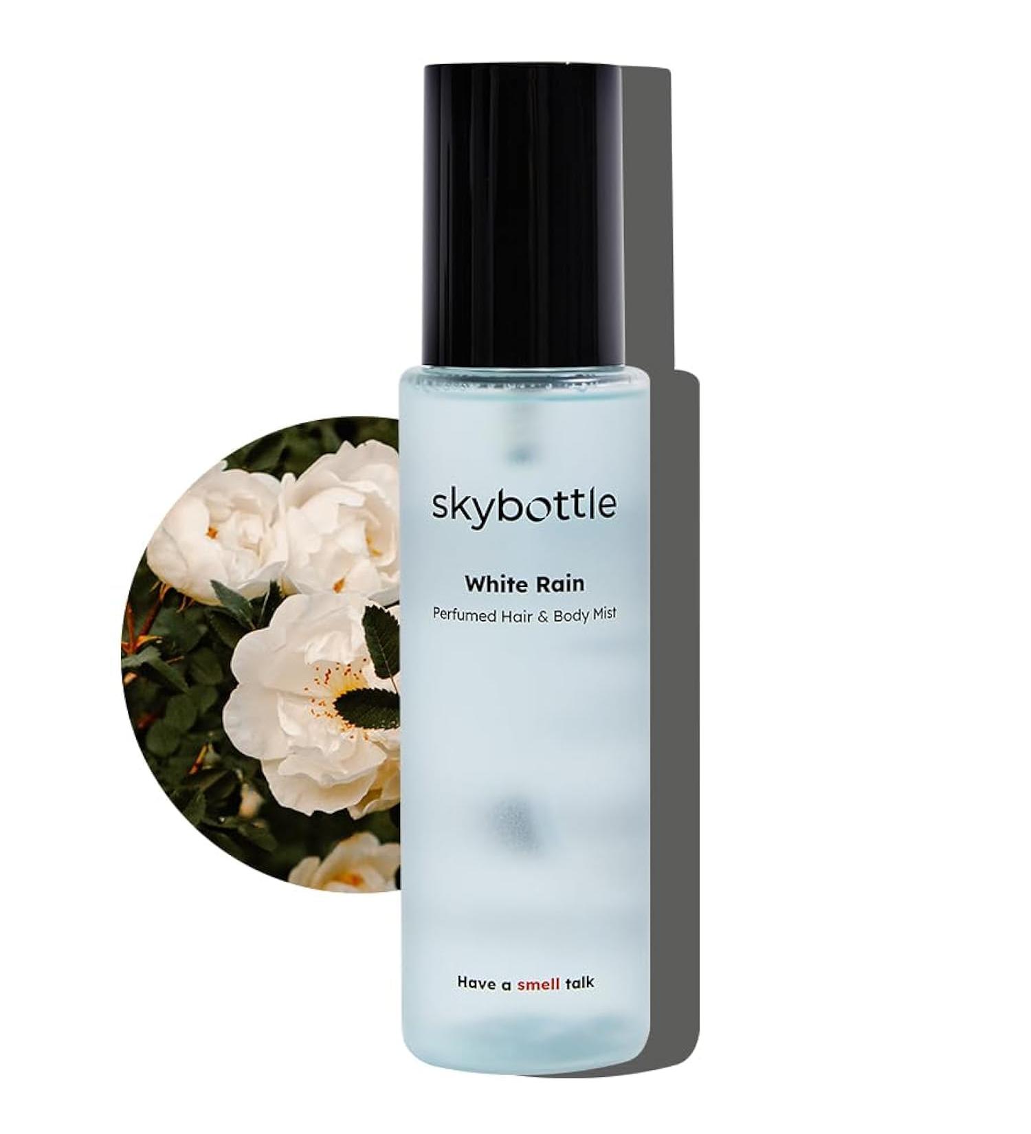 skybottle Hair & Body Mist Lasting Fragrance with Bergamot White Rose Scent Travel Size Perfume and Body Spray Hygiene Essentials for Women Girls Valentine Gift 3.4 Fl. Oz White Rain - Buy Online on GoSupps.com