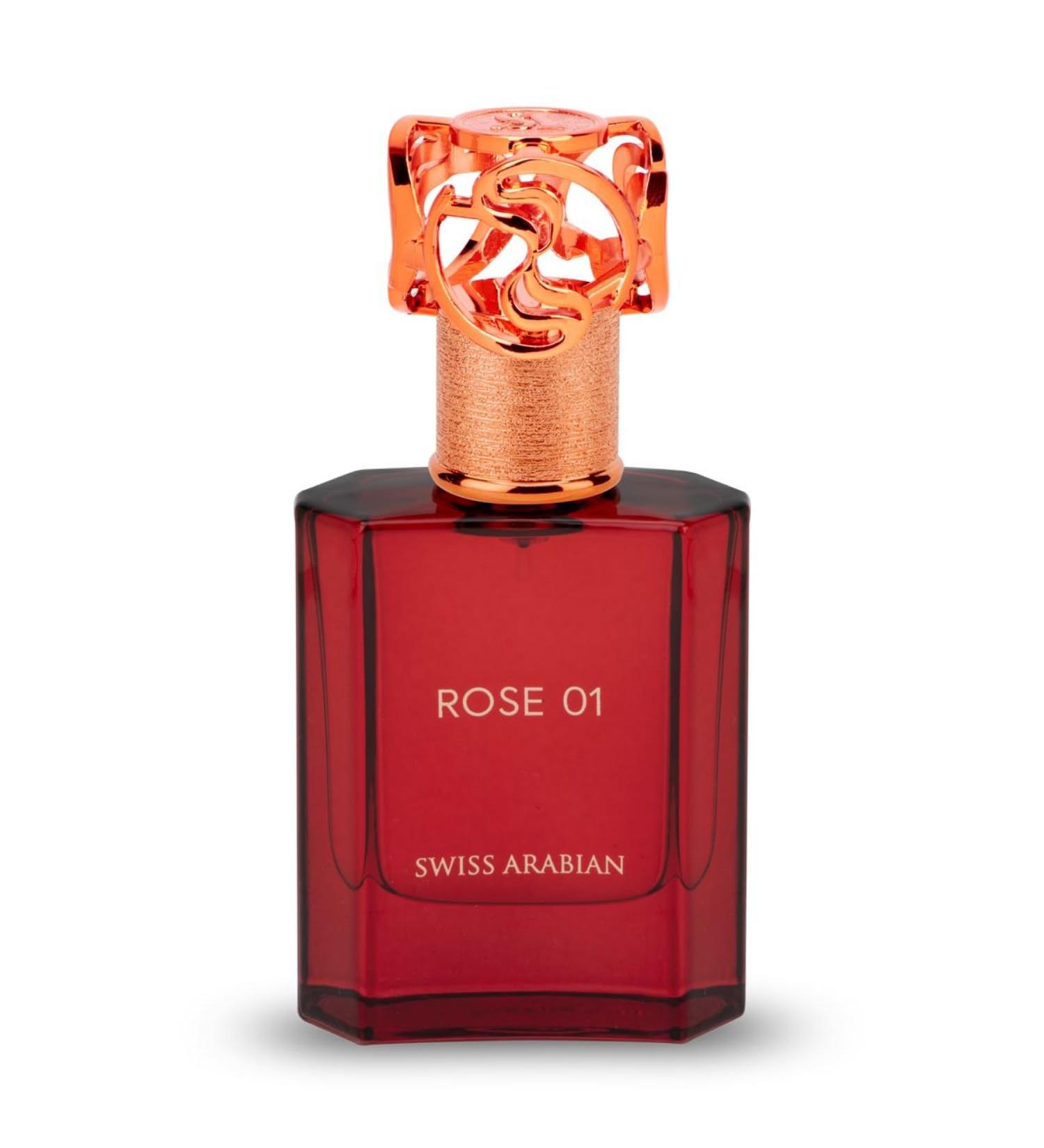 Swiss Arabian Rose 01 - Luxury Products From Dubai - Long Lasting Addictive Personal EDP Spray Fragrance - Seductive Signature Aroma - 1.7 Oz - Buy Online on GoSupps.com