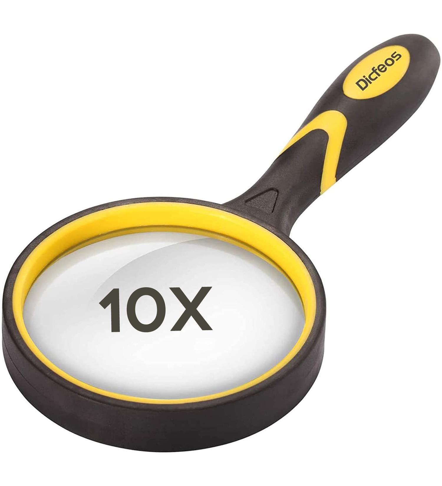 Lnchett 75mm Magnifying Glass with Non-Scratch Lens - Lightweight and Durable for Seniors & Kids - Buy Online on GoSupps.com