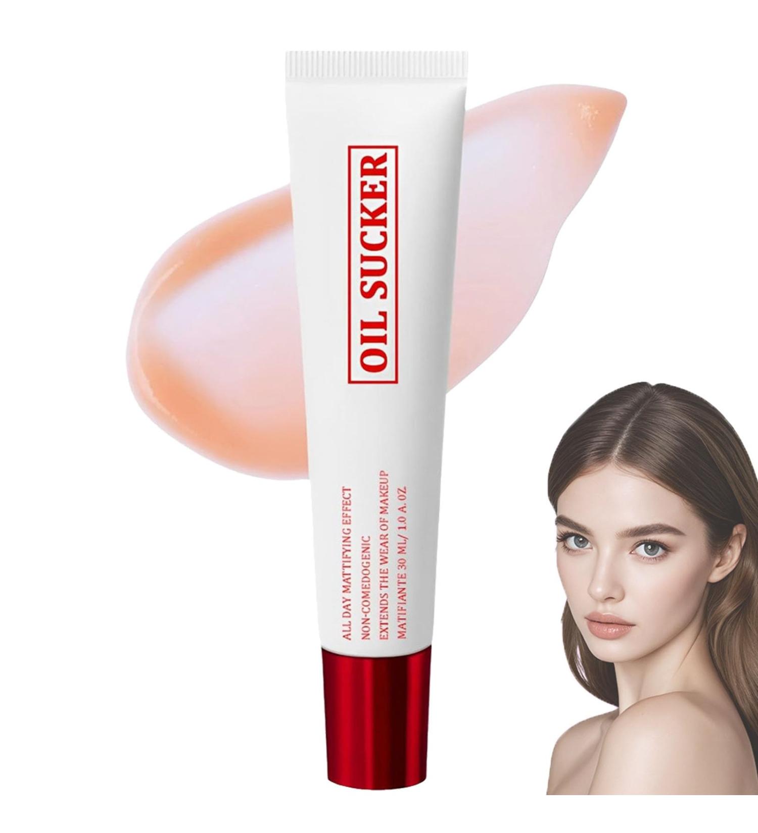 blmcoos Oil Sucker Primer Makeup Pore Refiner Primer Mattifying Primer for Oily Skin Waterproof & Sweatproof Makeup Base Alkaline Formula for Instant Pore Tightening 1 - Buy Online on GoSupps.com