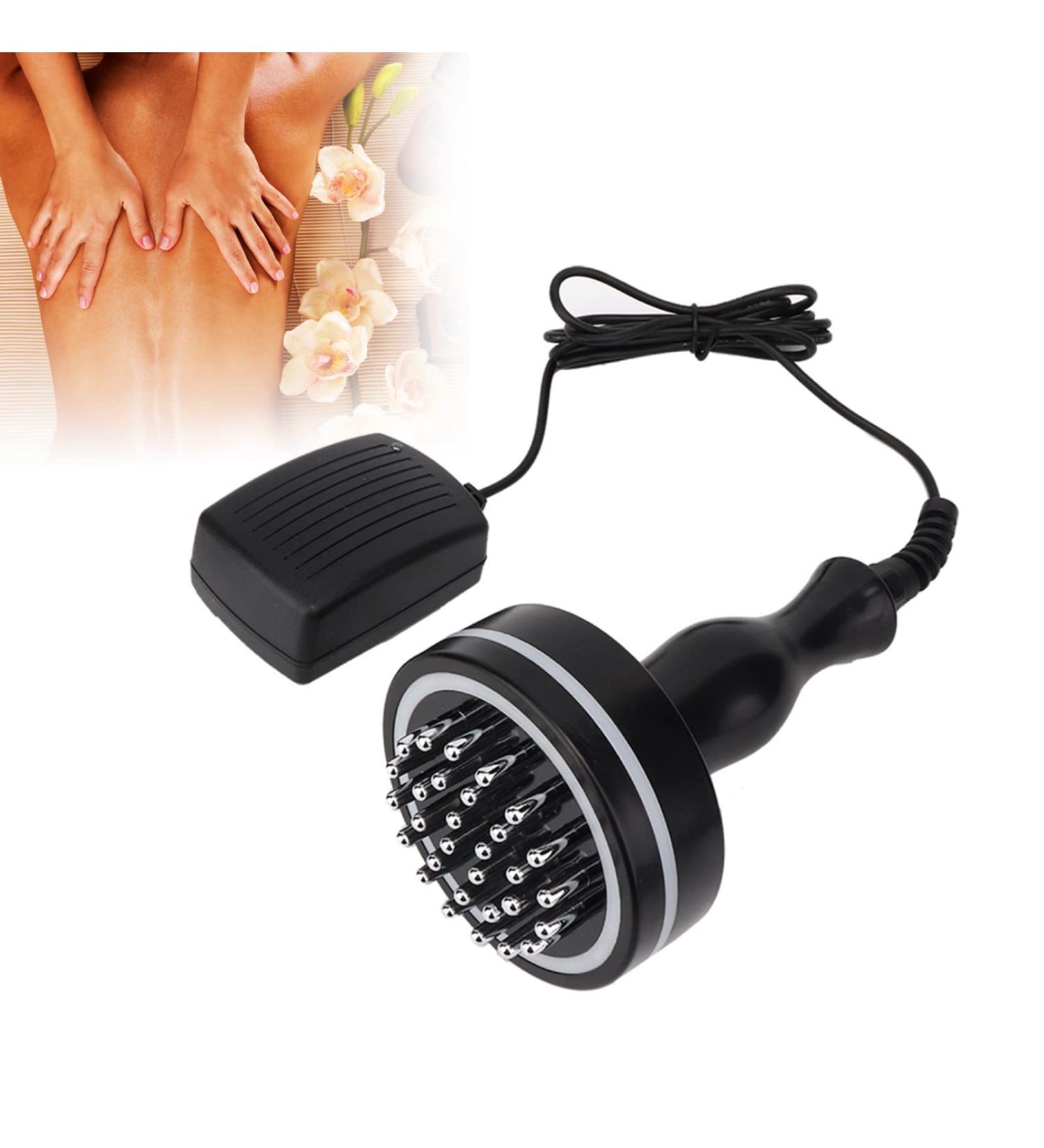 Meridian Massage Brush: Natural Cellulite Massager & Exfoliating Scrub with Infrared Heating - Radiant Skin & Slimming Benefits - Buy Online on GoSupps.com