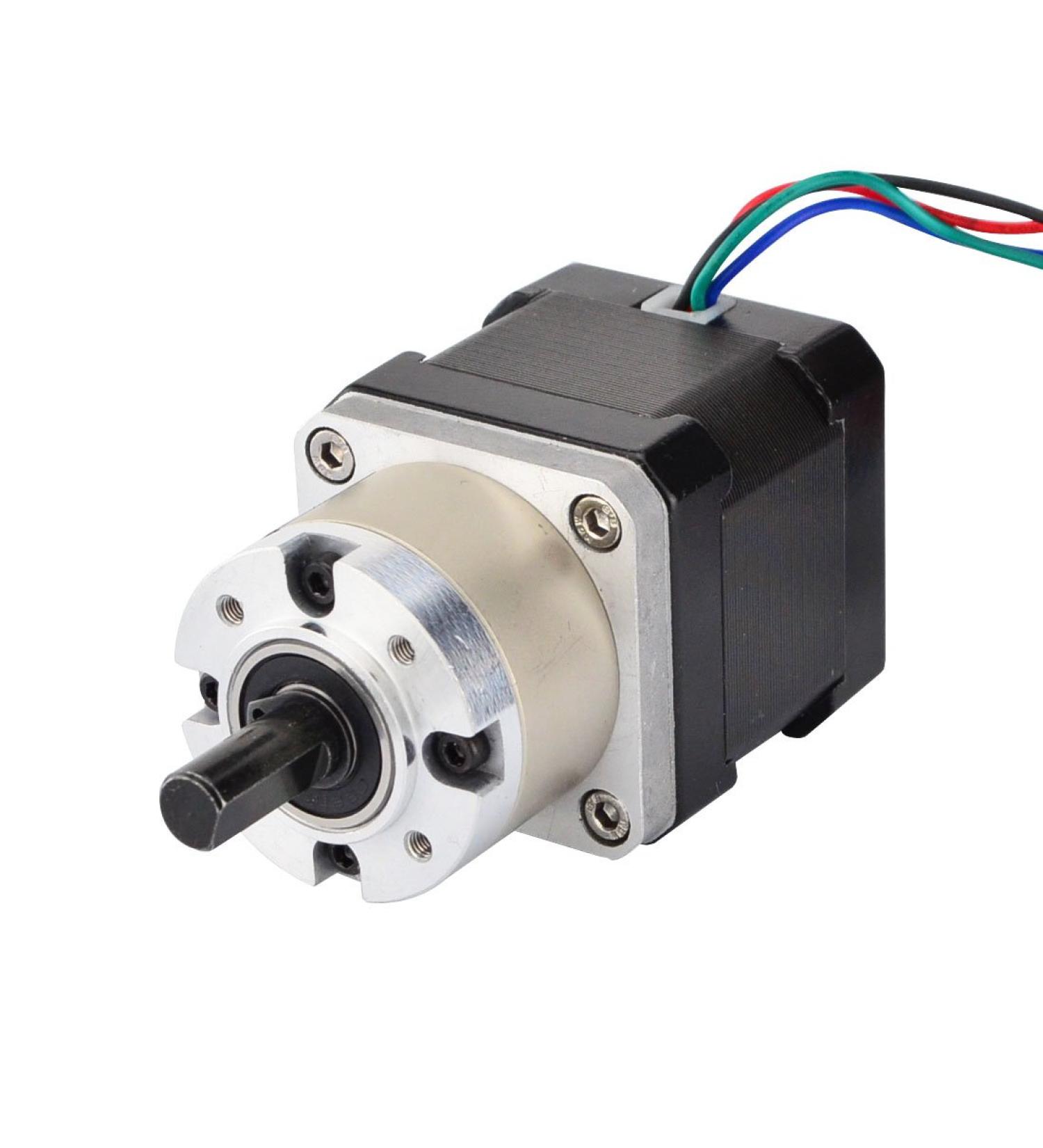 STEPPERONLINE 5:1 Planetary Gearbox Nema 17 Stepper Motor 1.68A for DIY CNC Robot 3D Printer - Buy Online on GoSupps.com