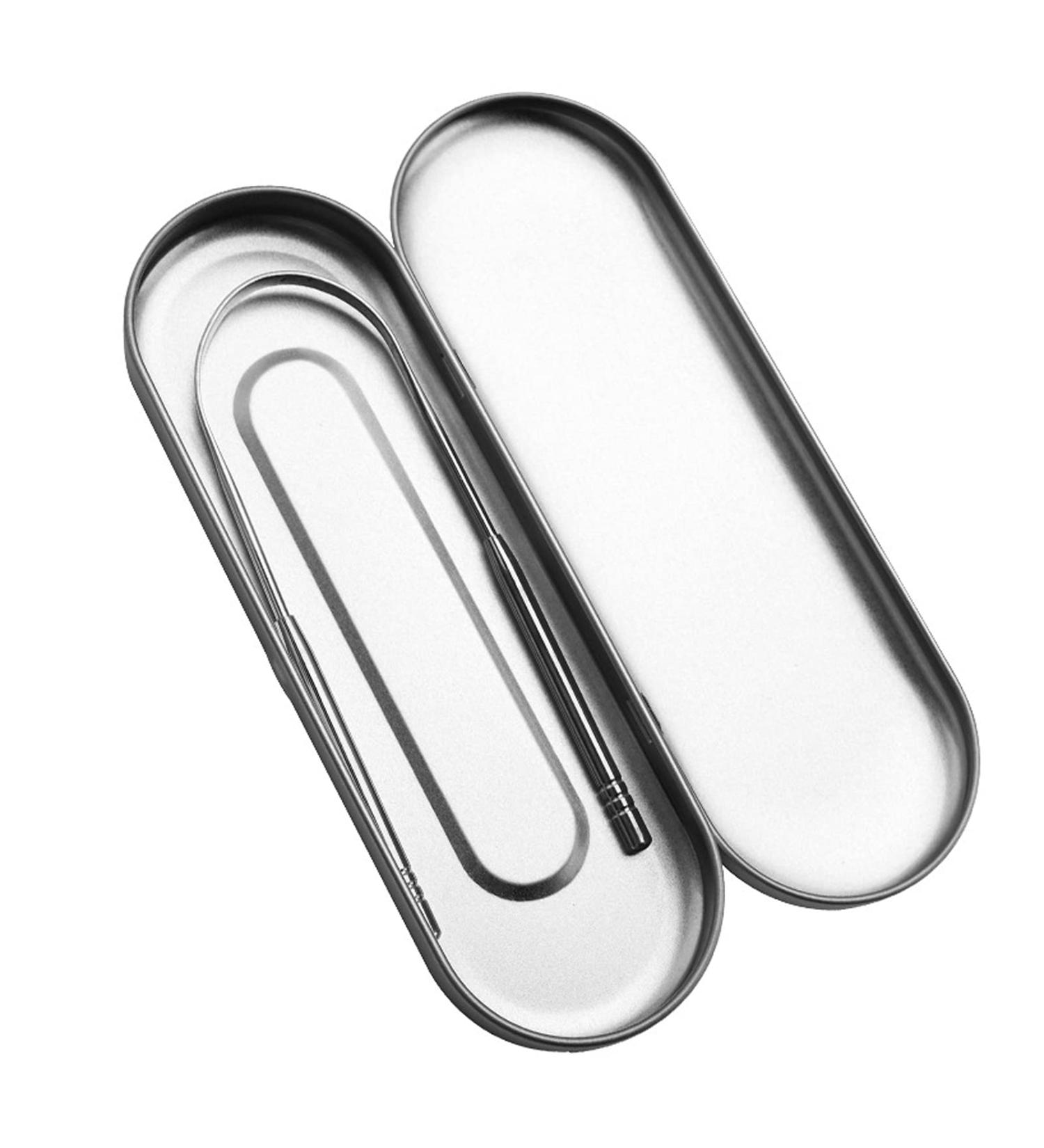 Buy Premium Ayurvedic Tongue Cleaner | Antimicrobial Tongue Scraper for Bad Breath | Stable Handles | 13x5cm | International Shipping - Buy Online on GoSupps.com