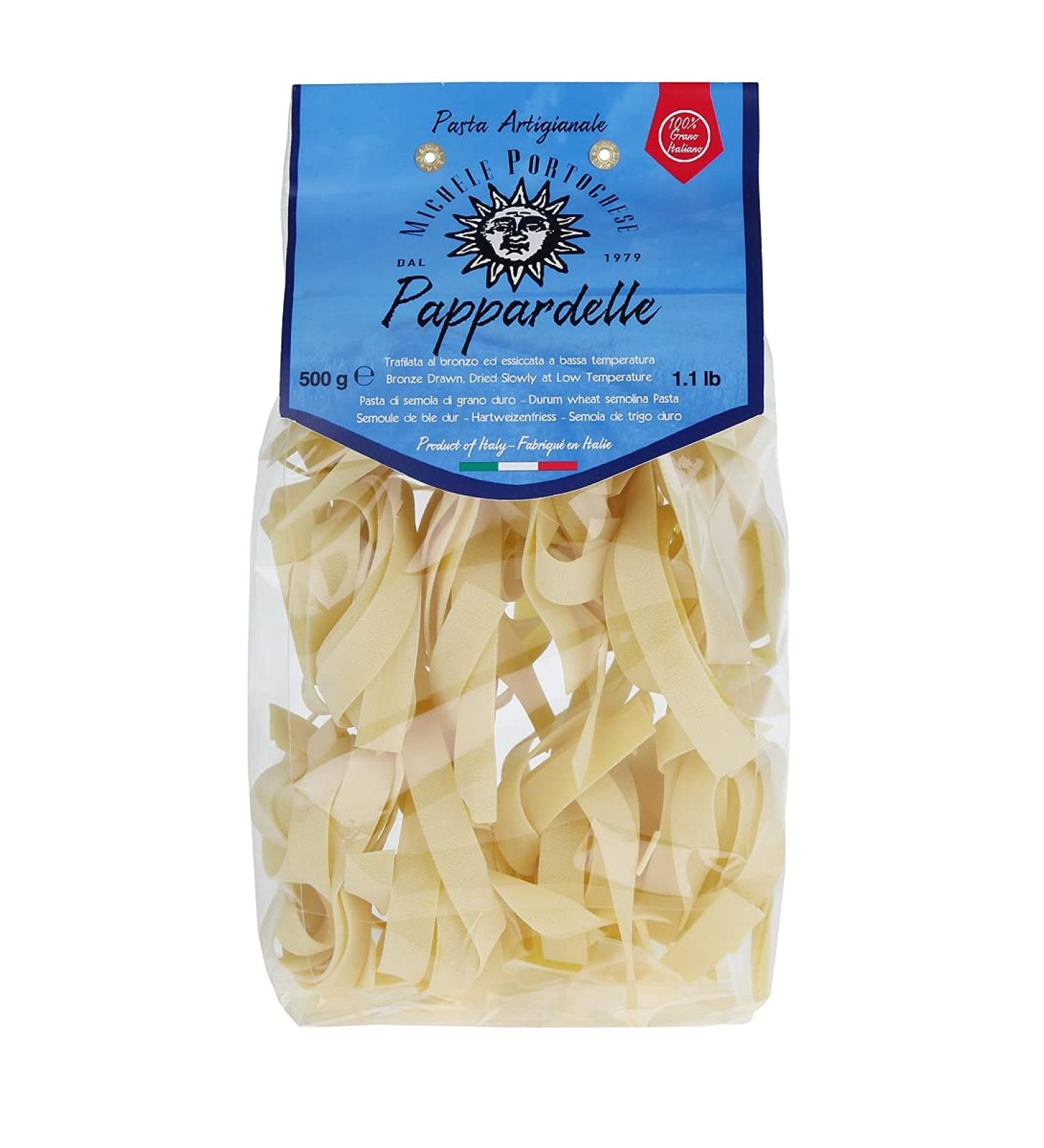 Michele Portoghese Nidi Pappardelle Pasta durum wheat semolina from Italy 500 g