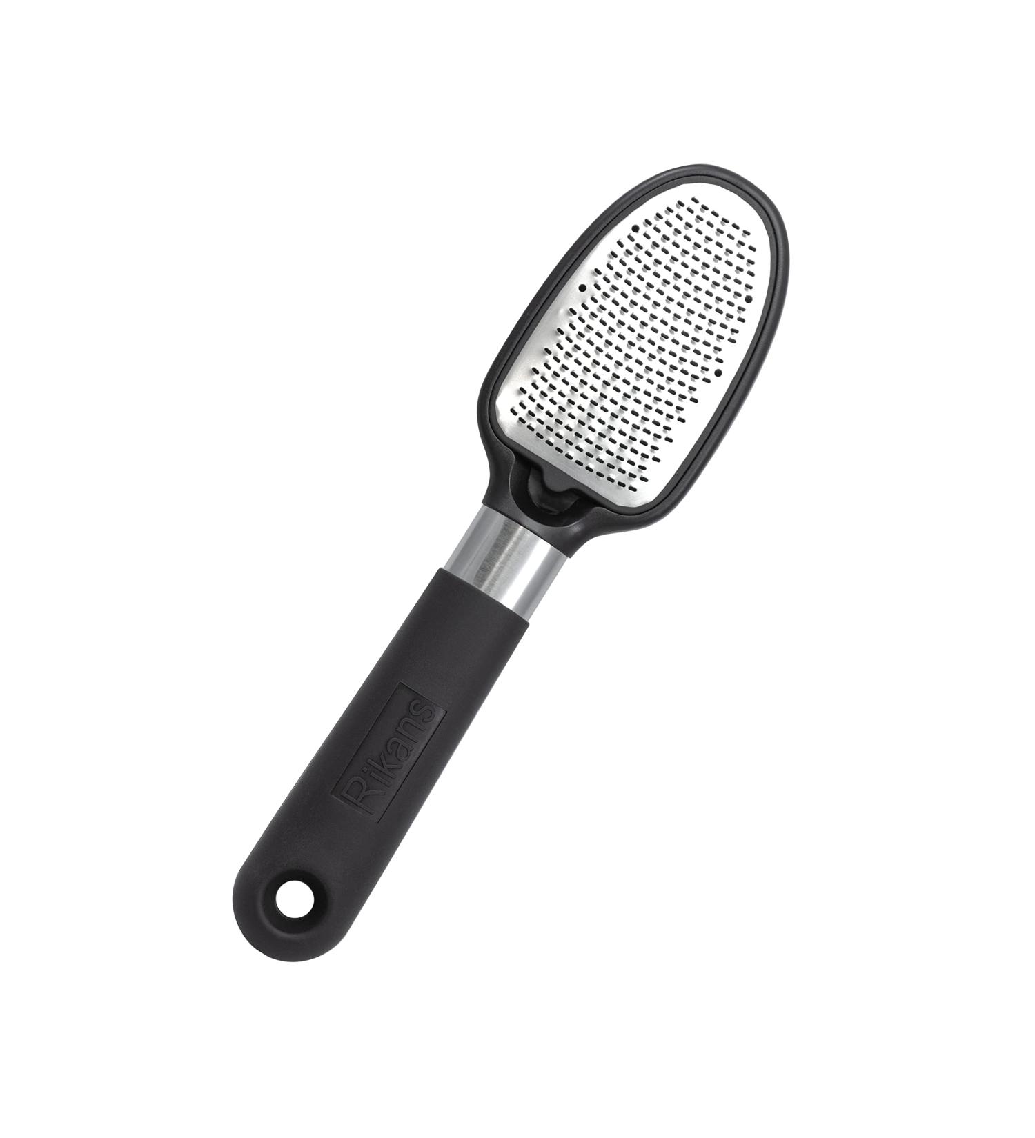 Buy Rikans Foot File - Double-Sided Callus Remover & Foot Scrubber | High-Grade Stainless Steel Pedicure Tool for Wet or Dry Use - Buy Online on GoSupps.com
