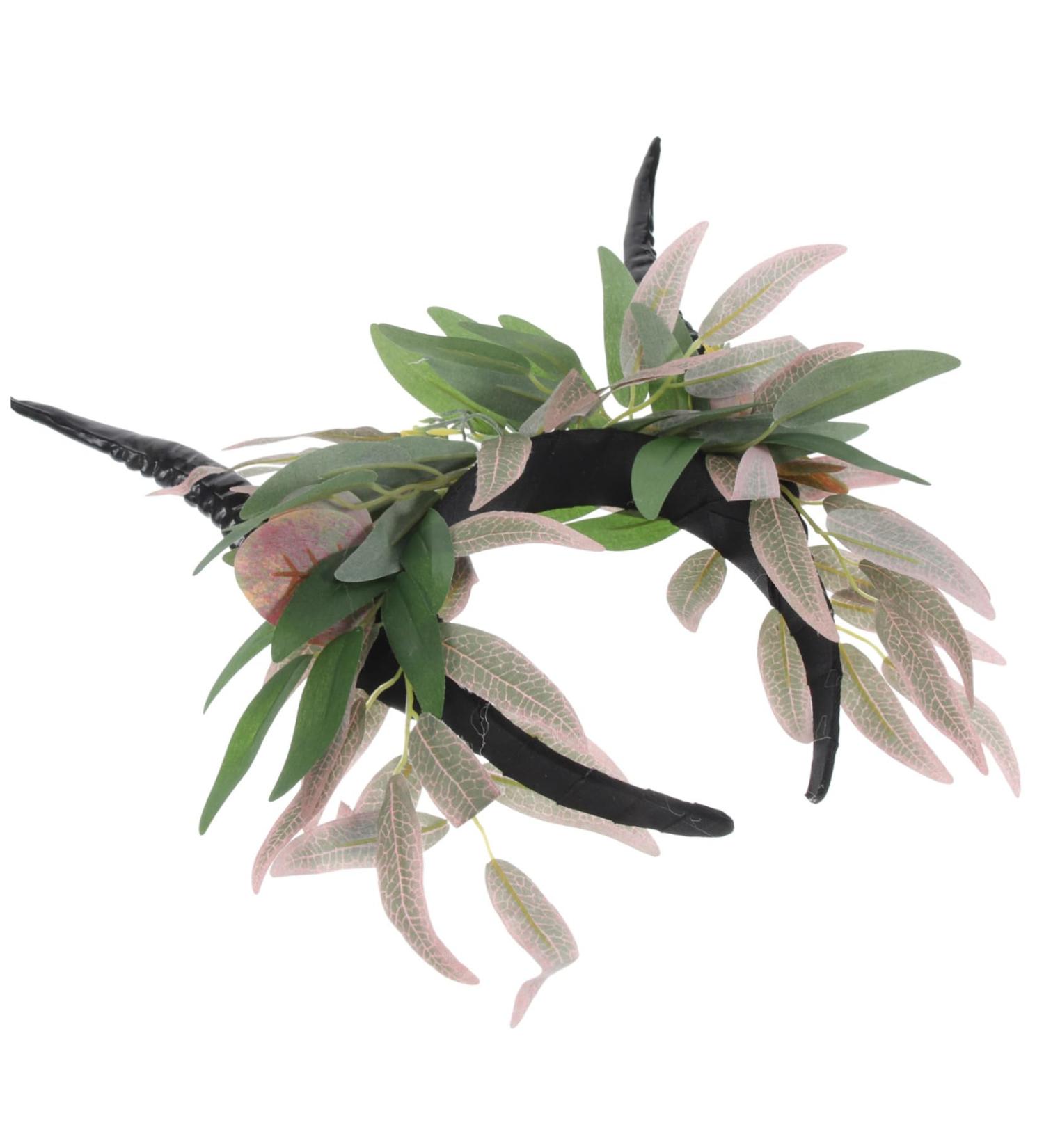 SOESFOUFU Croissant Demon Horns Black Headband Halloween Head Decoration Antelope Headband Cosplay Headband Goth Headbands Cosplay Horns Goth Accessories for Women Horns Cosplay Devil Horns - Buy Online on GoSupps.com
