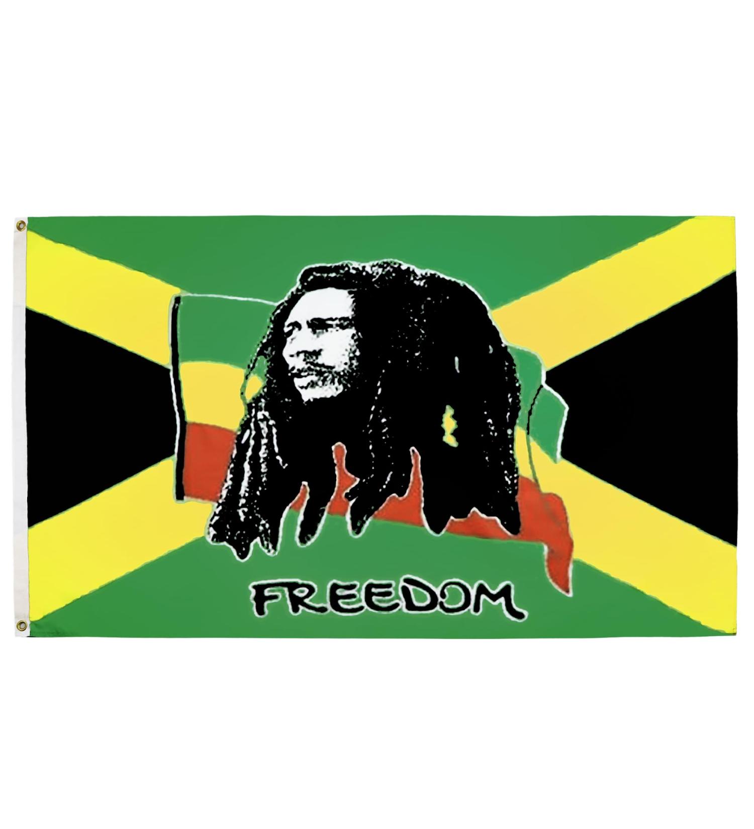 Buy Top Quality Bob Marley Flag 150x90cm | International Shipping - AZ FLAG - Buy Online on GoSupps.com