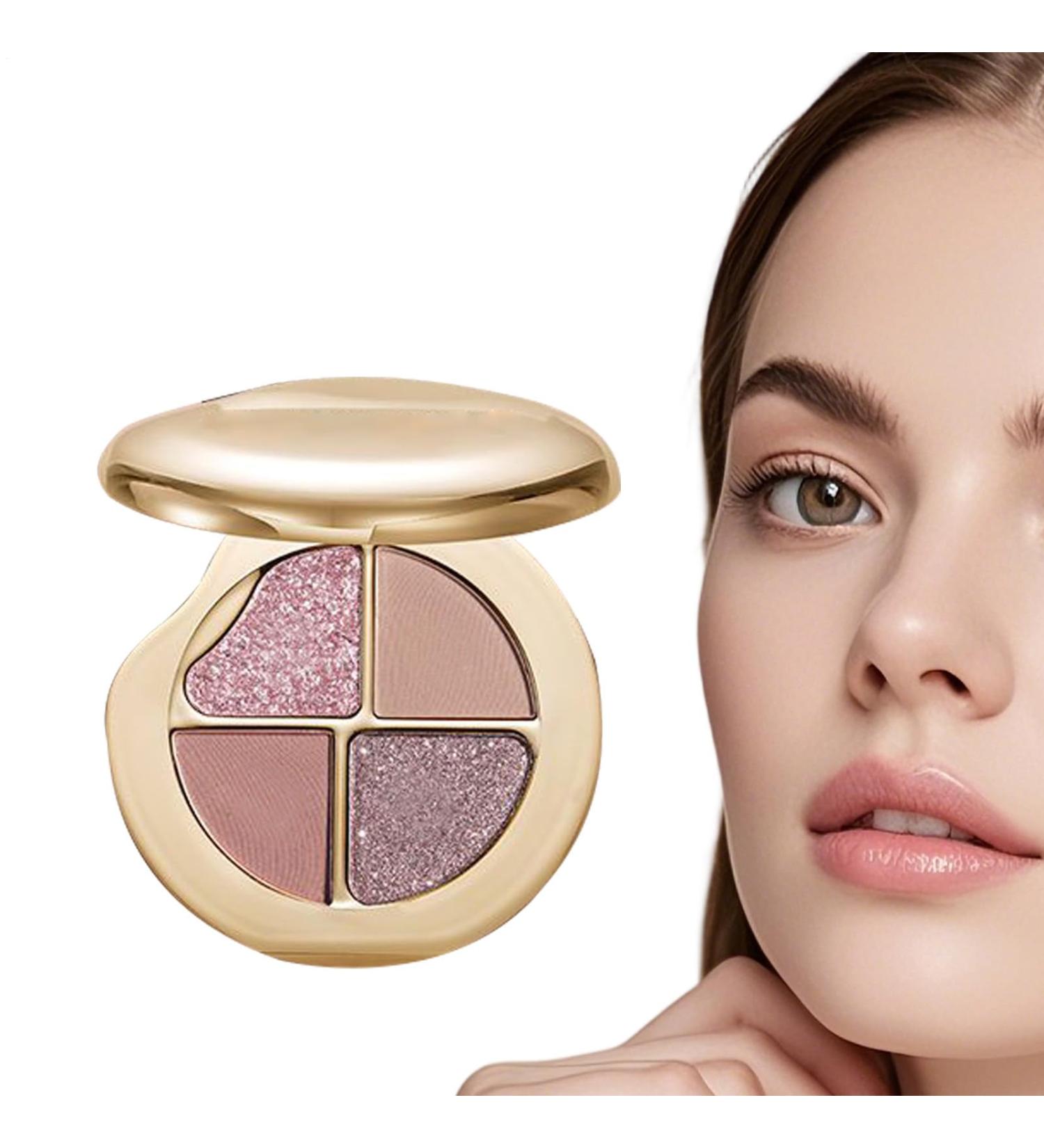  Liakyunf Makeup Eyeshadow Palette | 4 in 1 Palette for Women Blush and Bright Highlighter Long Hold for Travel Face Girls Teens Women Adult - Buy Online on GoSupps.com