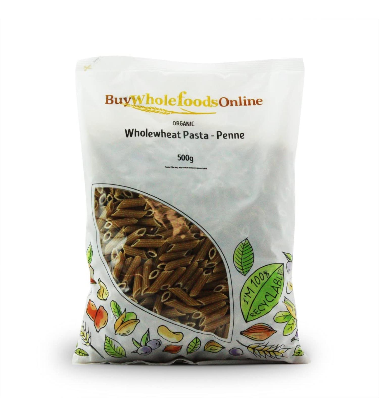 Organic Wholewheat Pasta - Penne 500g