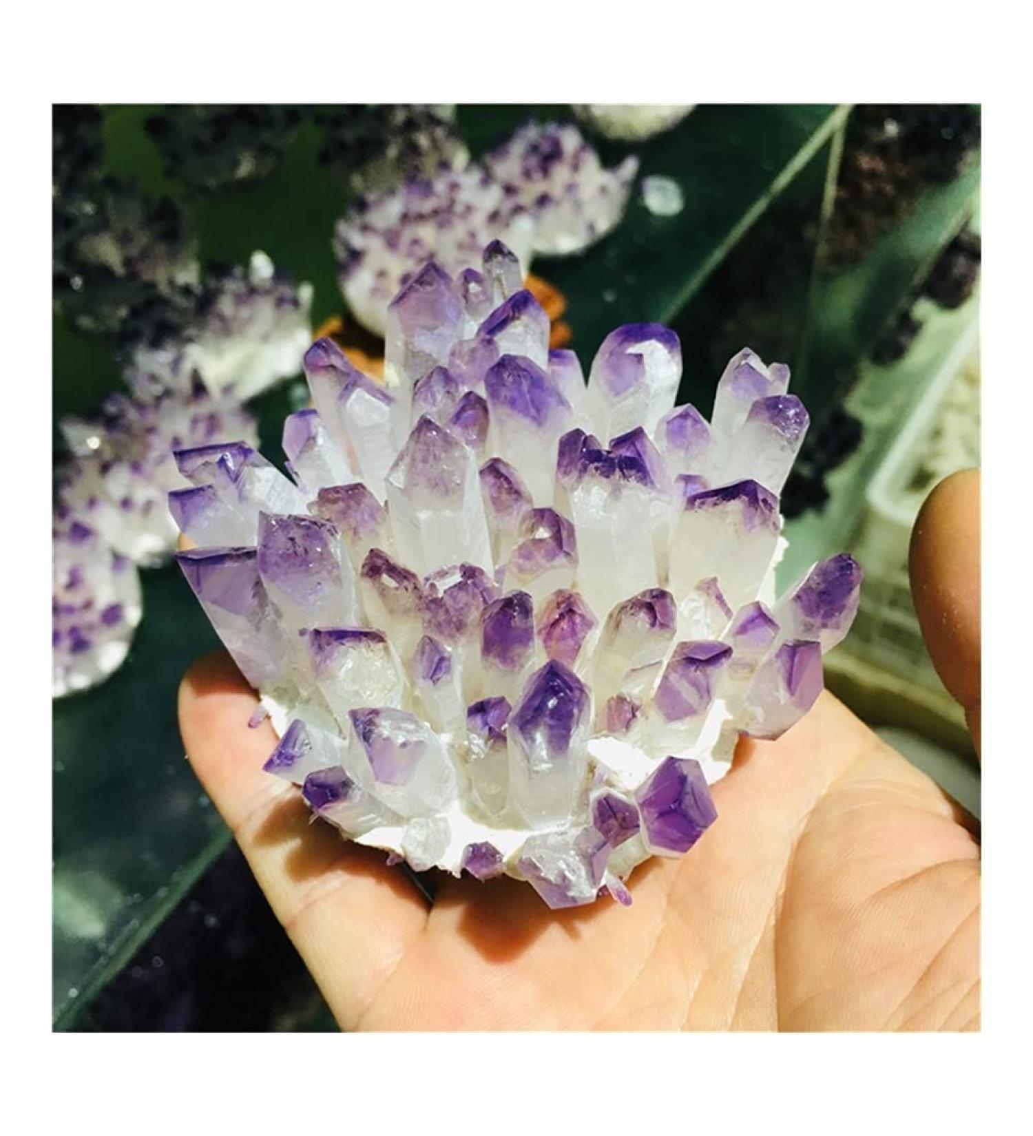 Natural Crystal Rough Natural Crystal Cluster Amethyst Ore Purple Quartz Stone Raw Crystal Home Decor Crafts (Size : 300-400g) - Buy Online on GoSupps.com