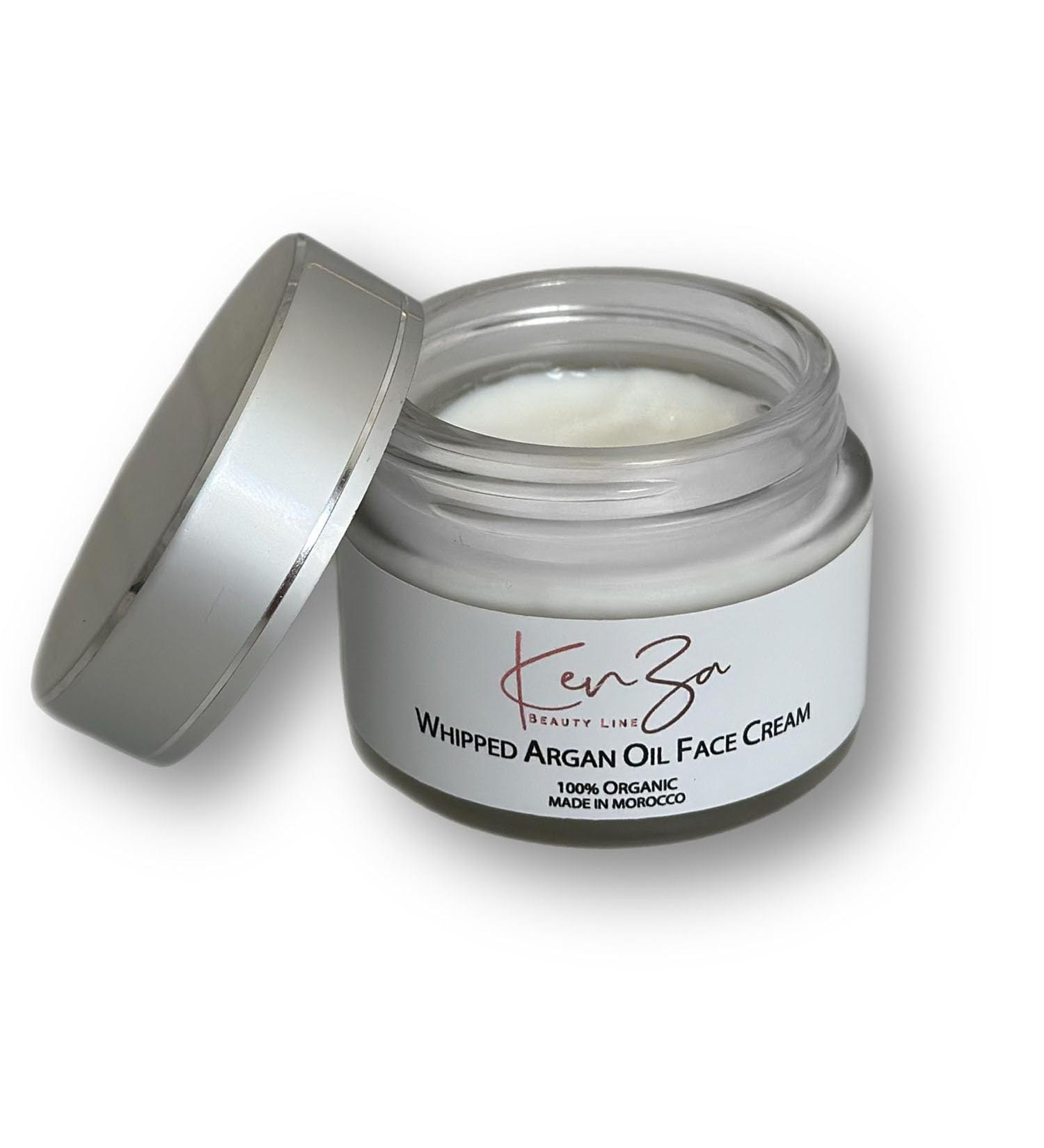 Shop Organic Whipped Argan Oil Face Cream - All-Natural Moroccan Moisturizer for All Skin Types (50g - Buy Online on GoSupps.com