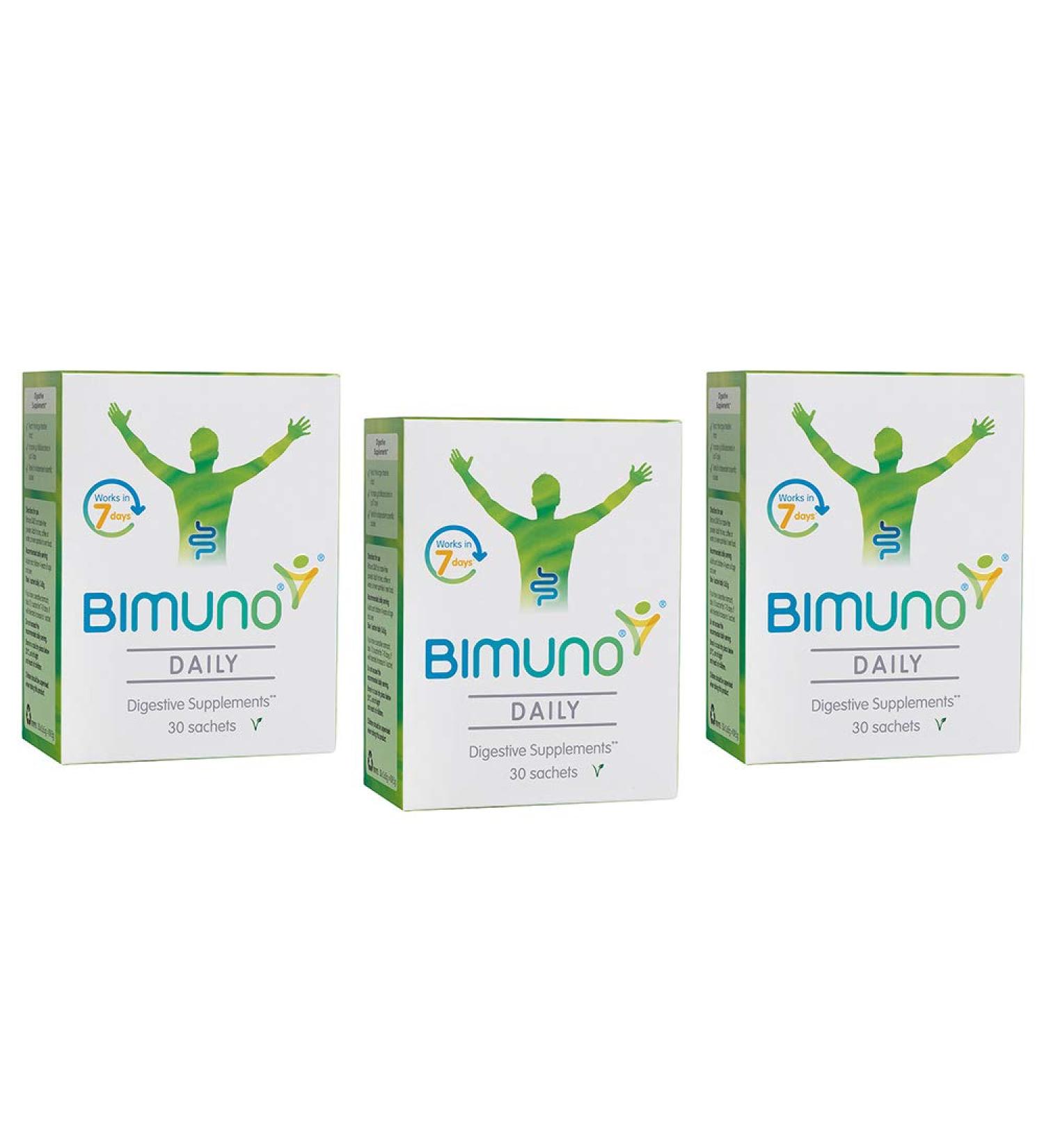 BIMUNO Immunity Food Supplement | Prebiotic Multivitamin for Women Men & Kids | Immune System Support with Vitamin D3 C & Zinc | Vegetarian Gluten Free Halal Kosher | (.) - Buy Online on GoSupps.com