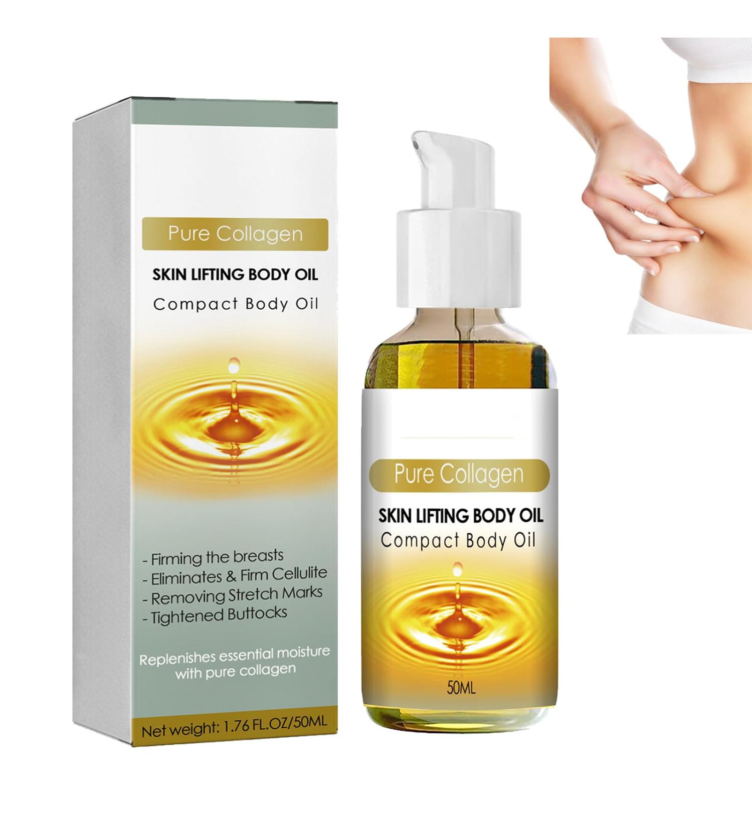 Collagen Fibrillar Oil Compact Body Oil Skin Lifting Body Oil Beauty Women Collagen Lifting Body Oil Collagen Oil For Skin Tightening Body Treatment Oil Natural Body Oil - Buy Online on GoSupps.com