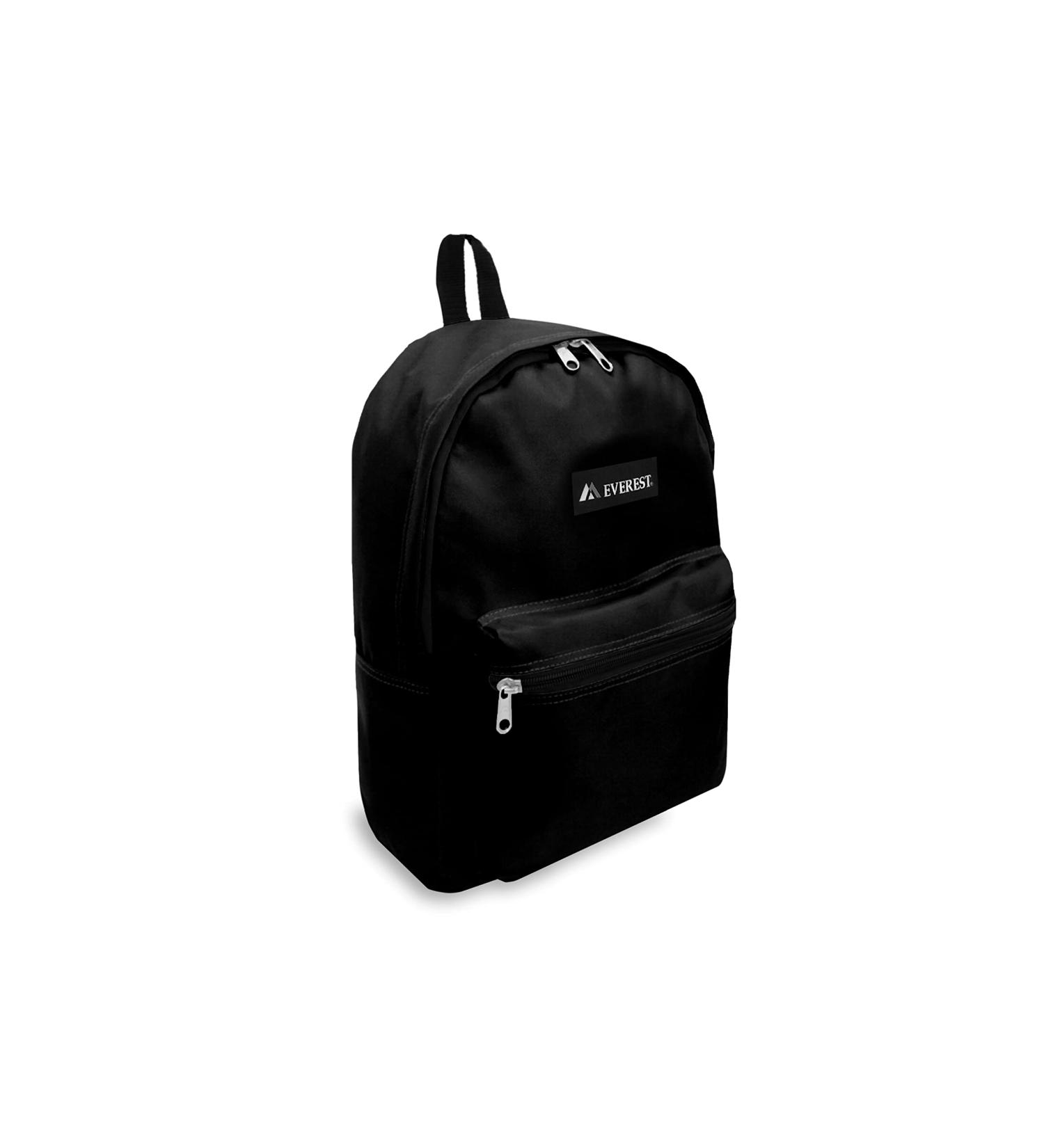 Everest Basic Backpack - Black, Medium | Durable & Stylish - Buy Online on GoSupps.com