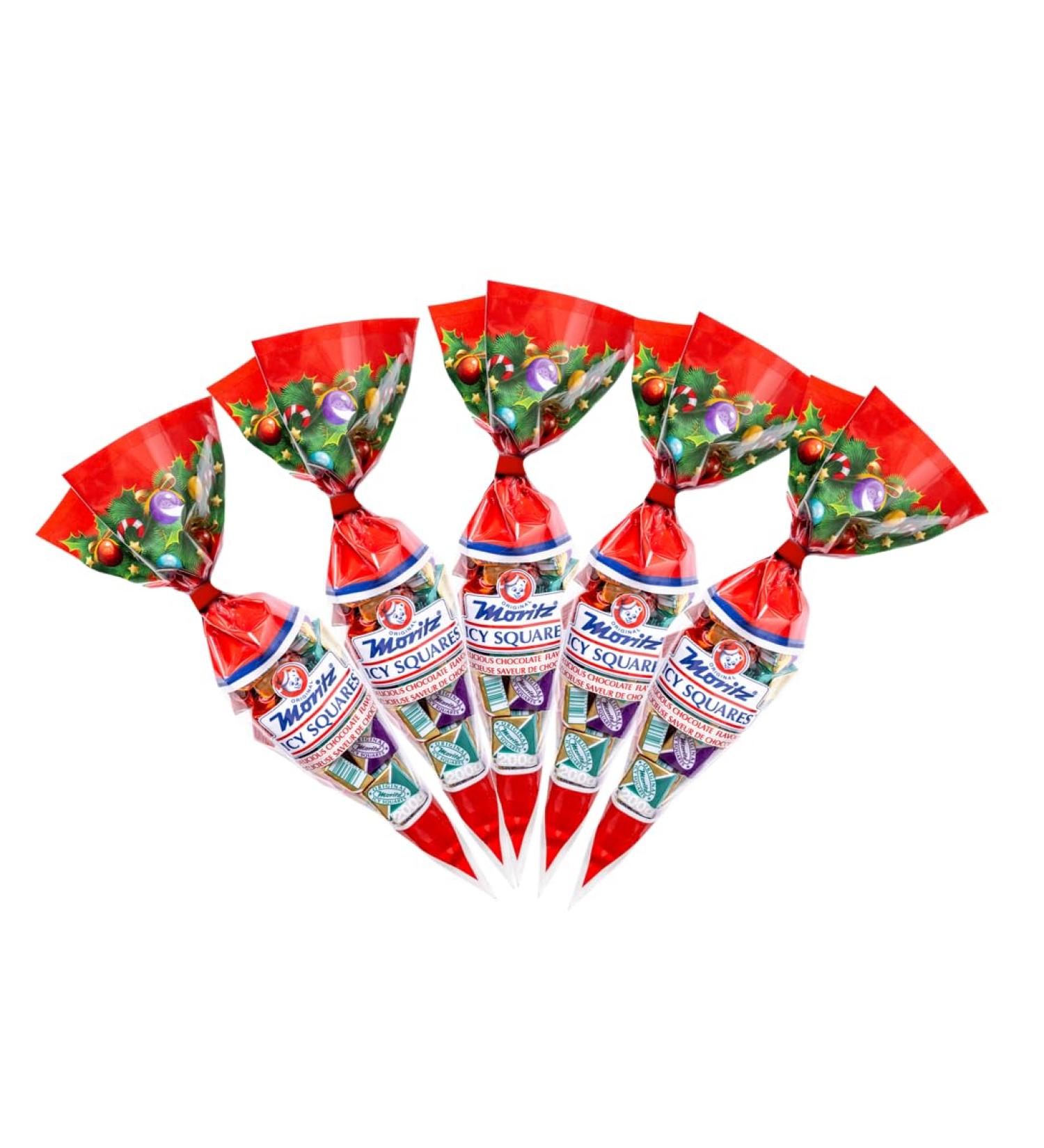Moritz Icy Squares Cool & Creamy Chocolatey Squares 5 Cone Bags of 200g - Buy Online on GoSupps.com