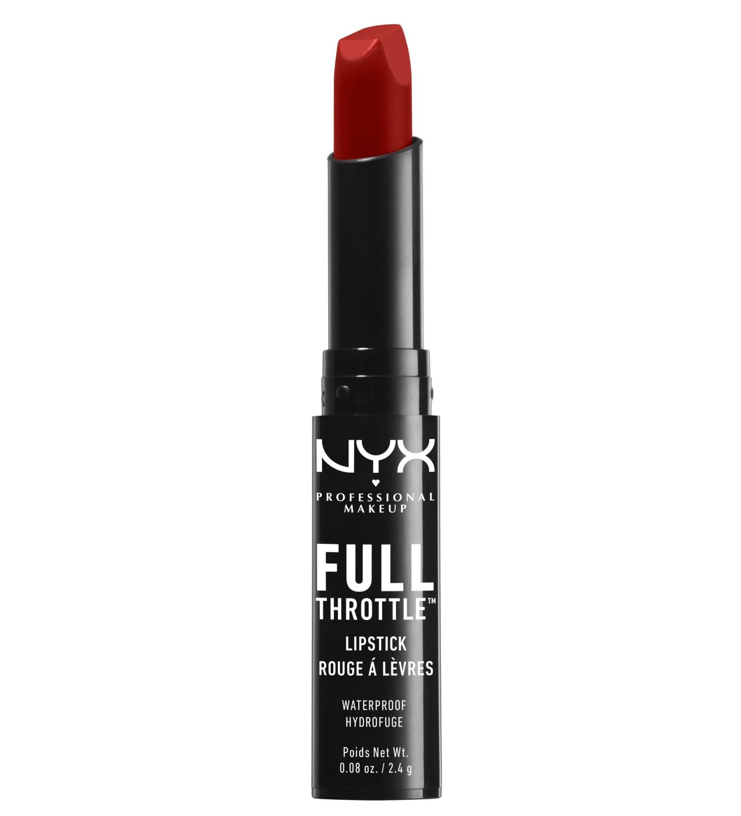 Buy NYX Full Throttle Lipstick Up the Bass | International Shipping Available Best Price & Quality - Buy Online on GoSupps.com