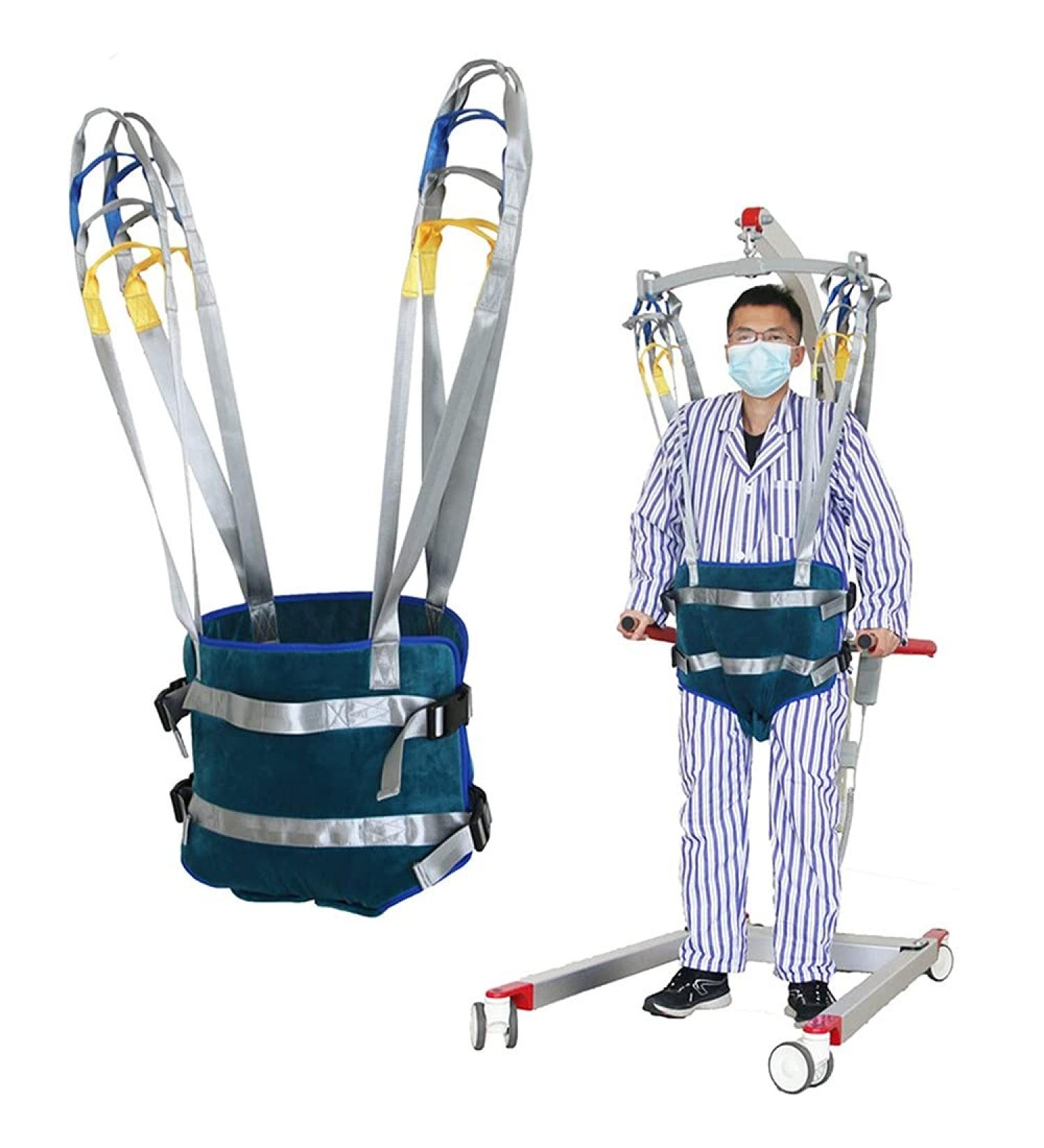 Patient Lifting Slings Divided Leg Sling for Elderly Disabled Patient Hoist Sling Stair Transfer Belt Full Body Patient Lift Sling Walking Standing Aids Carrier Patient Medium - Buy Online on GoSupps.com