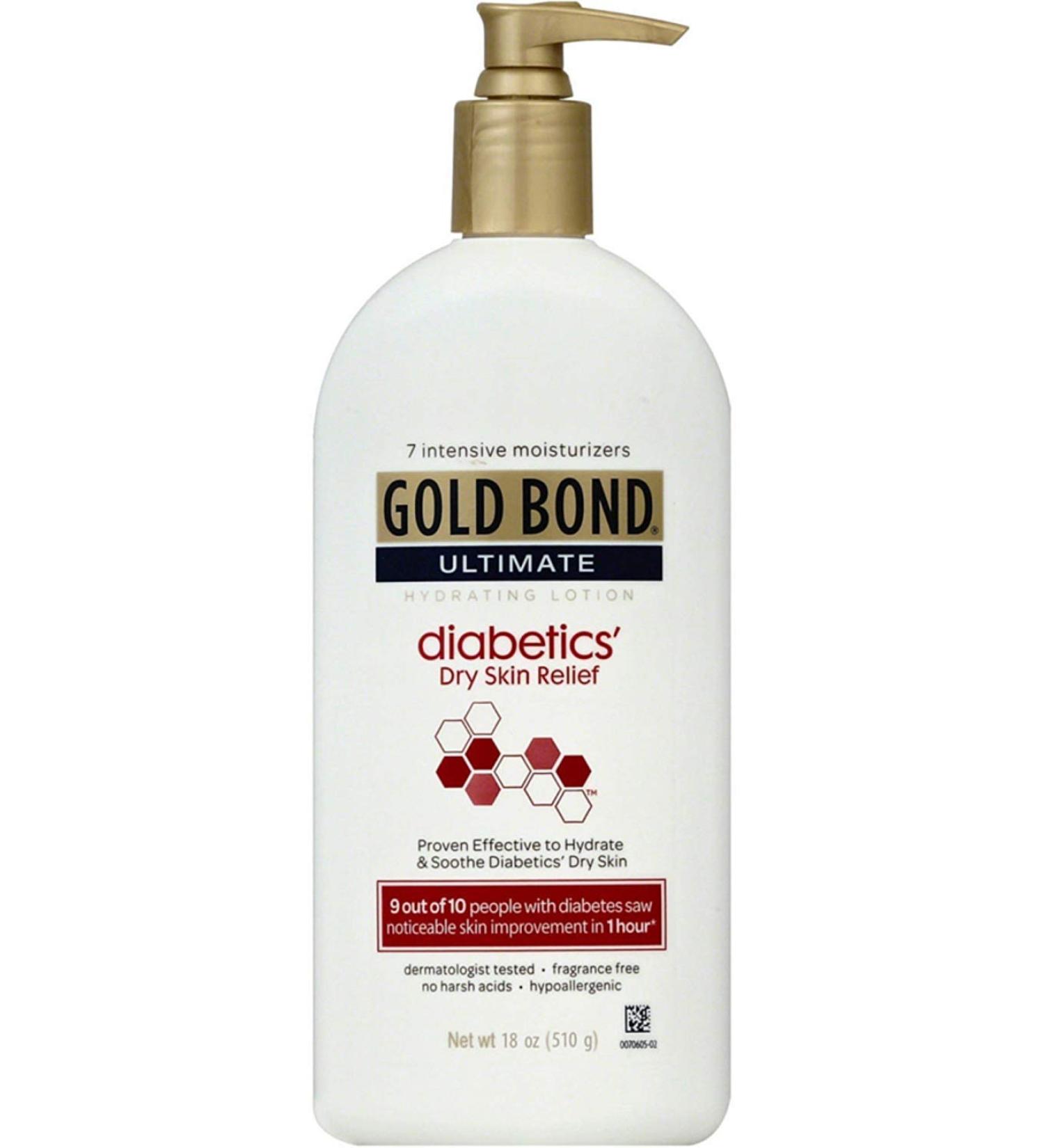 Gold Bond Ultimate Hydrating Lotion Diabetics Dry Skin Relief 18 oz