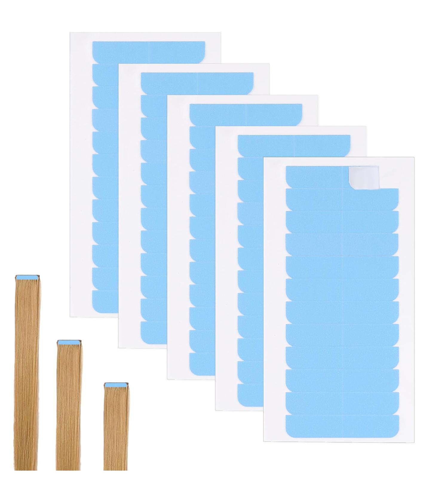 60 Pieces Lace Wig Tape - Double Sided Waterproof Adhesive for Human Hair Extensions | Invisible Replacement Tabs - Buy Online on GoSupps.com