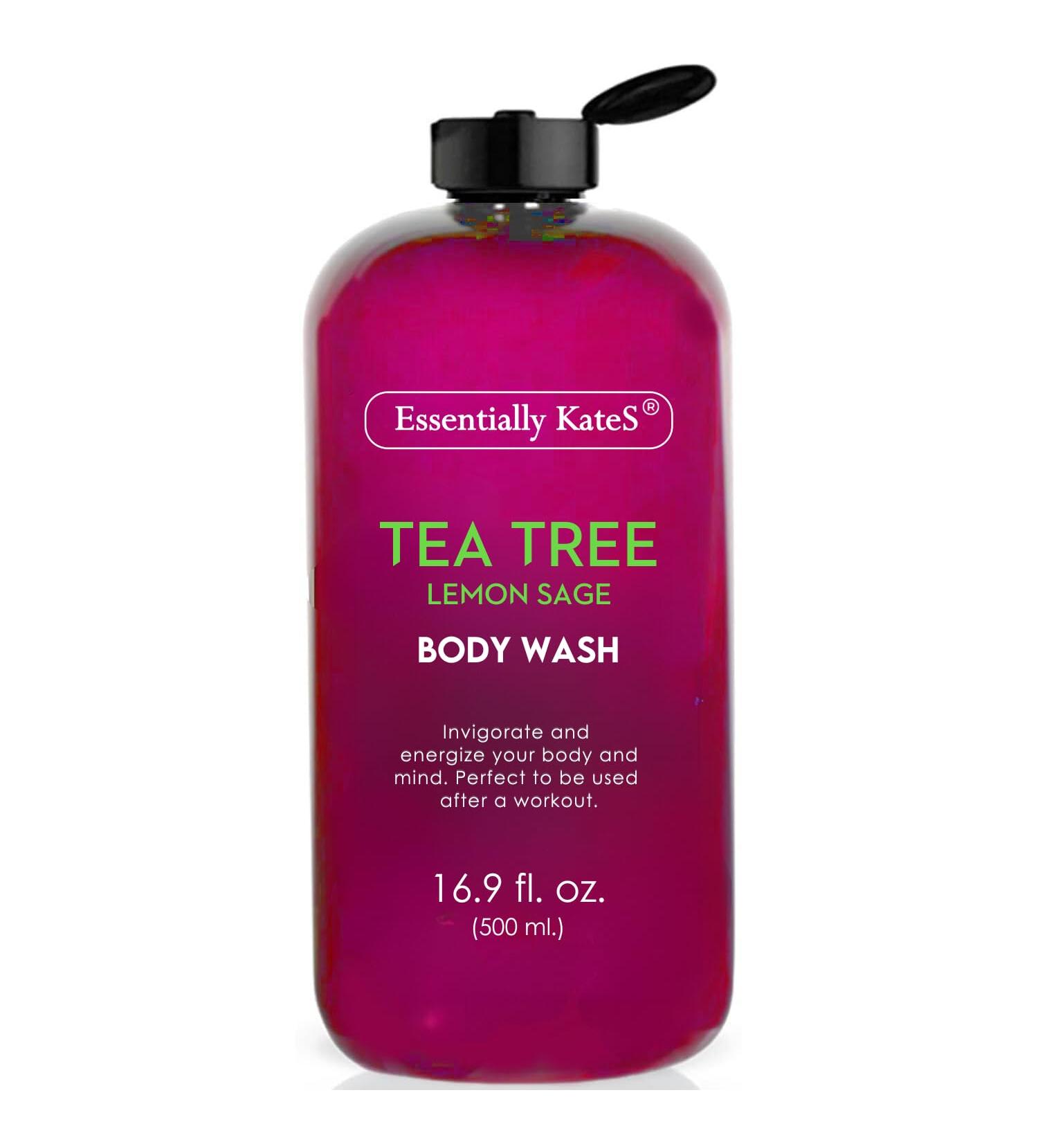 Buy Tea Tree Body Wash 16.9 fl oz - Refreshing Tea Tree & Lemon Sage - International Shipping Available - Buy Online on GoSupps.com