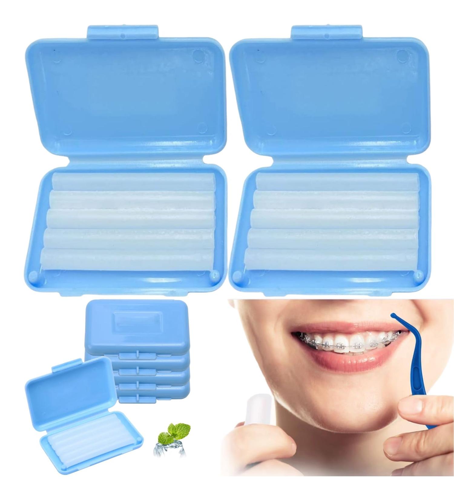 Buy Orthodontic Wax for Braces | Dental Relief Wax for Braces Wearers - Soothing & Effective - Buy Online on GoSupps.com