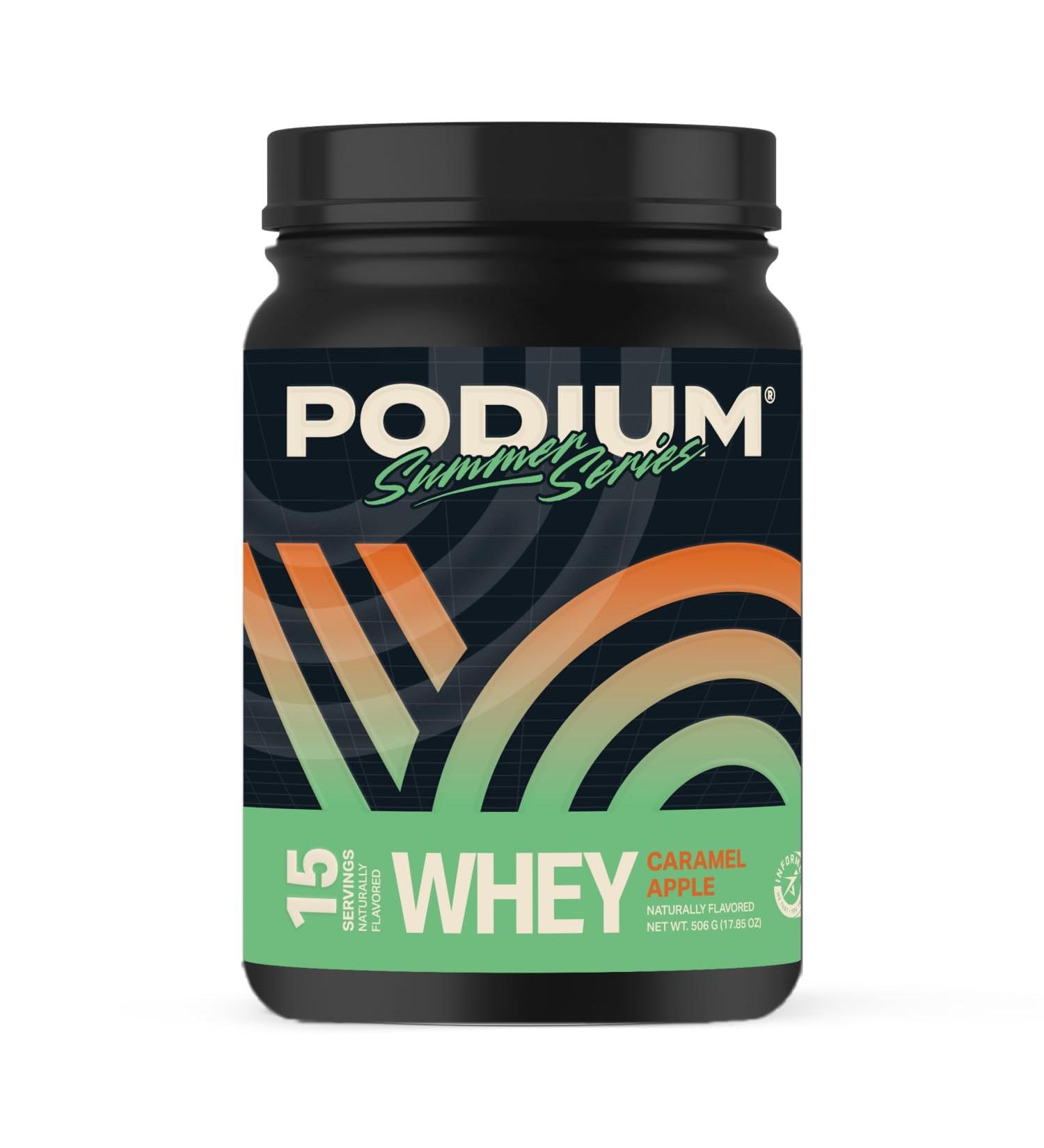 Podium Nutrition Whey Protein Powder Caramel Apple - Buy Online on GoSupps.com