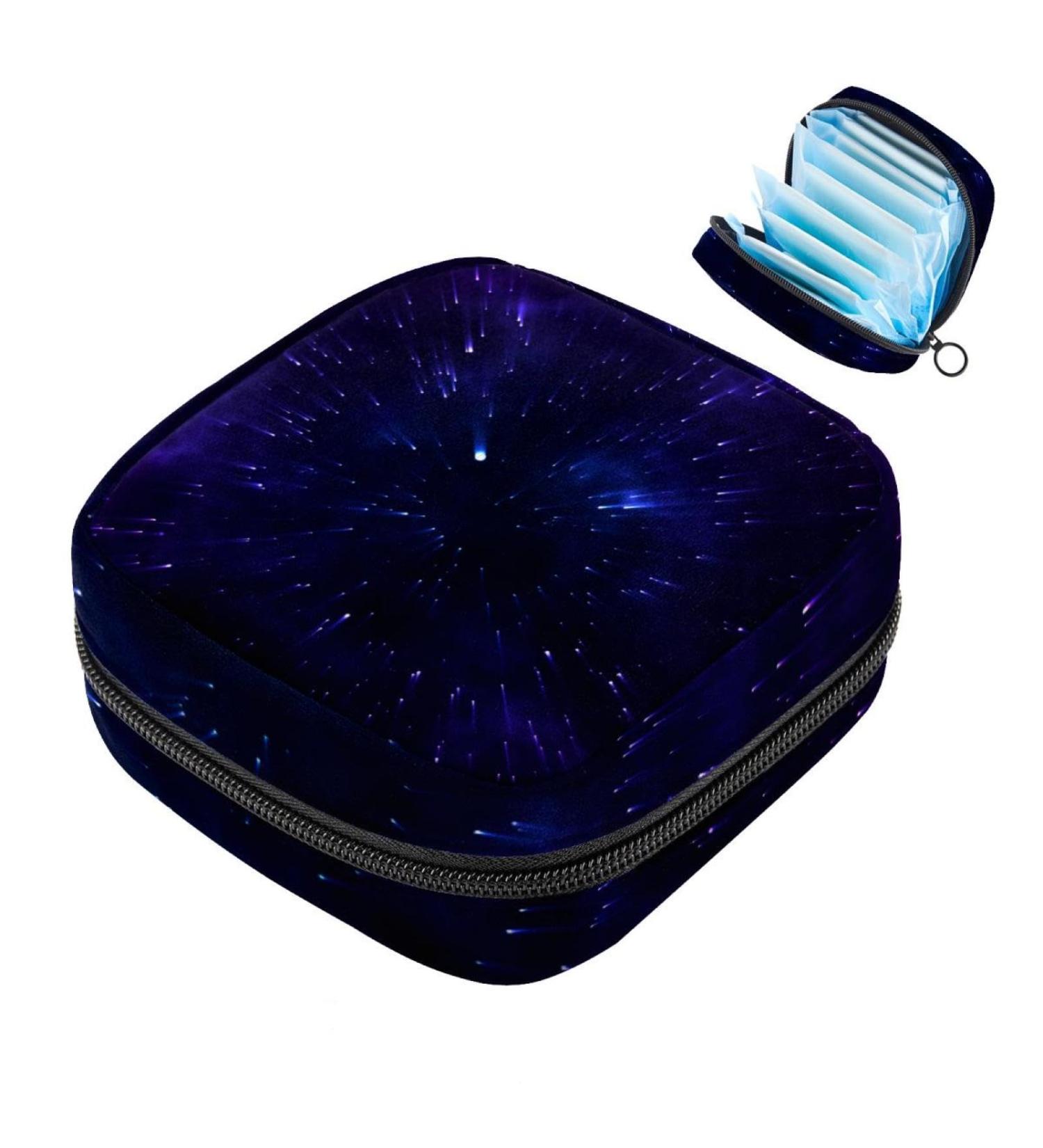 MUOOUM Menstrual Artery Bag - Zipper Women's Bond Bag for Tampons | Star Shiny Pattern Color 4 4.7x6.6 inches - Perfect for Women & Girls - Buy Online on GoSupps.com