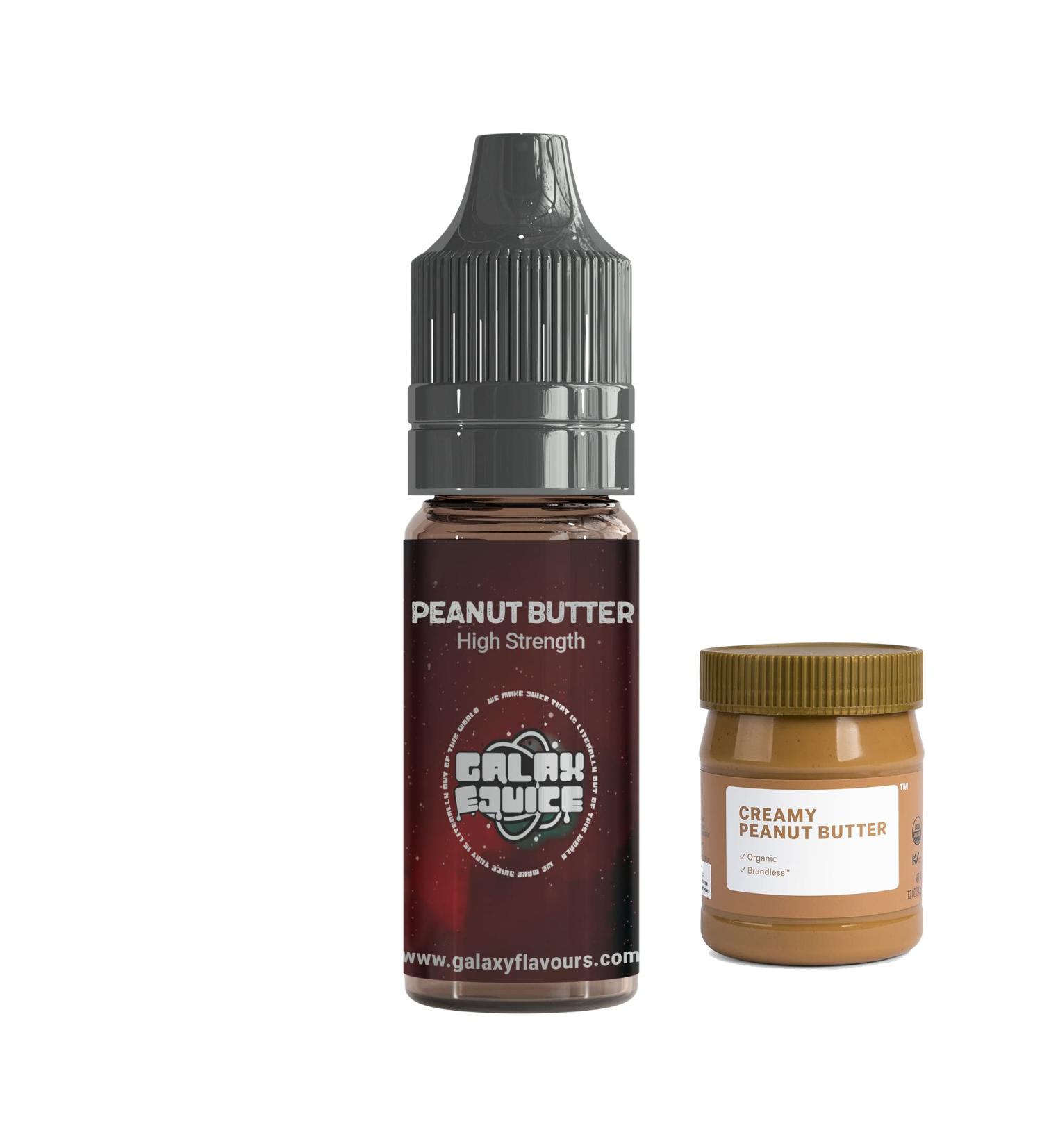 Galaxy Food Flavours Peanut Butter High Strength Flavouring - 10ml Bottle | 230+ Flavours Available - Buy Online on GoSupps.com