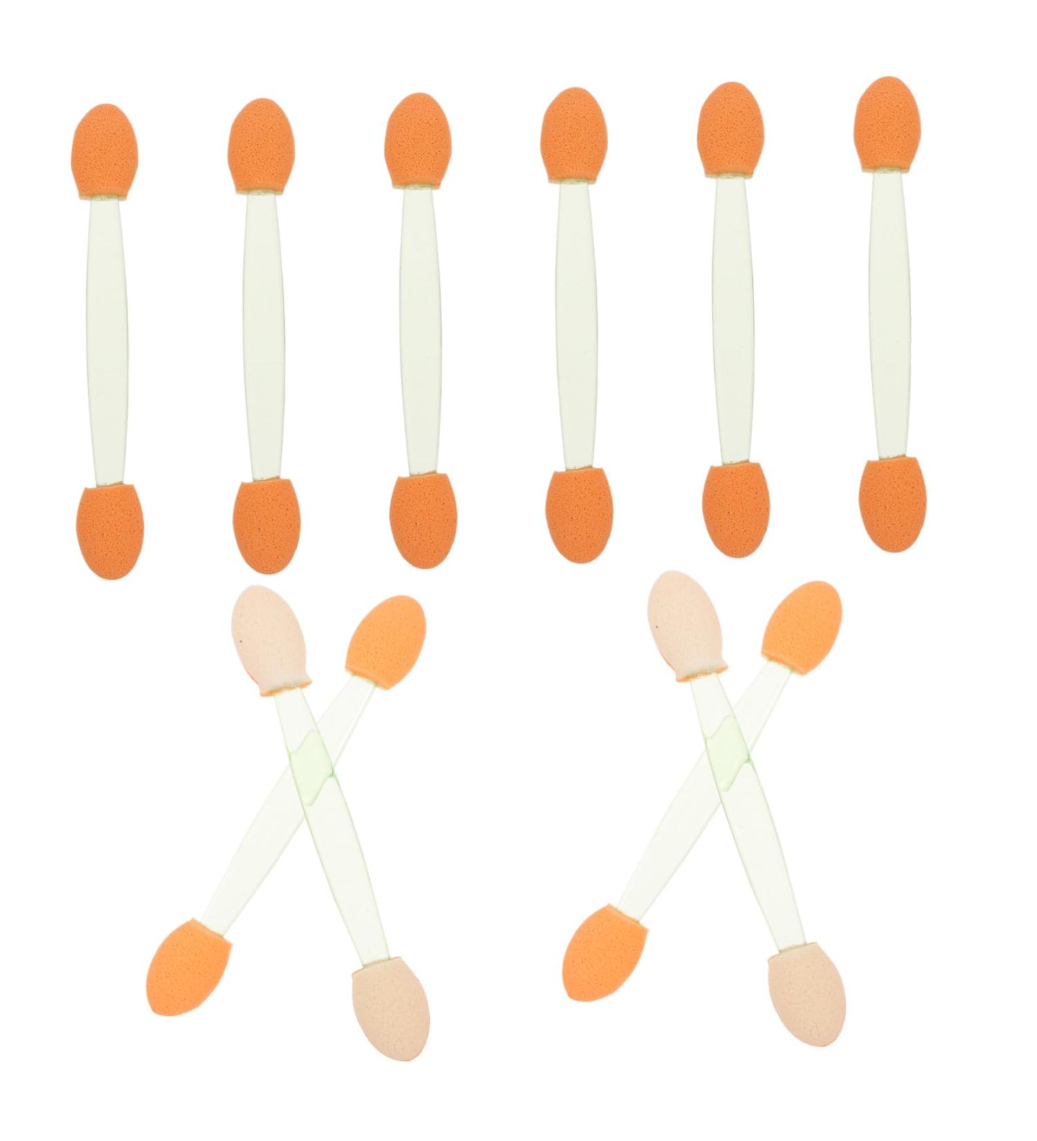 POPETPOP 400 pcs Double-end Double-headed Dual-sides Tool Applicator Eyeshadow Professional 6.5x1.3cmx4pcs Greenx4pcs - Buy Online on GoSupps.com