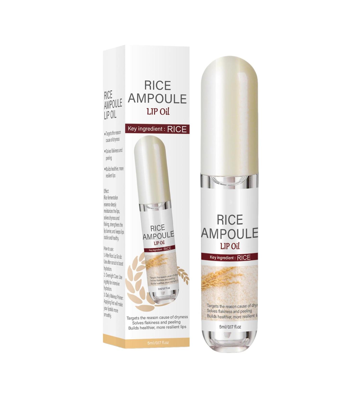 Peel Shot Glow Rice Lip Oil White Rice Black Rice Lip Scrub Gentle Soft Exfoliating Lip Exfoliator Hydrating Formula Lip Skin Remover For All Skin Types Moisturizing Nourishing Lip Care 1 Count (Pack of 1) White - Buy Online on GoSupps.com