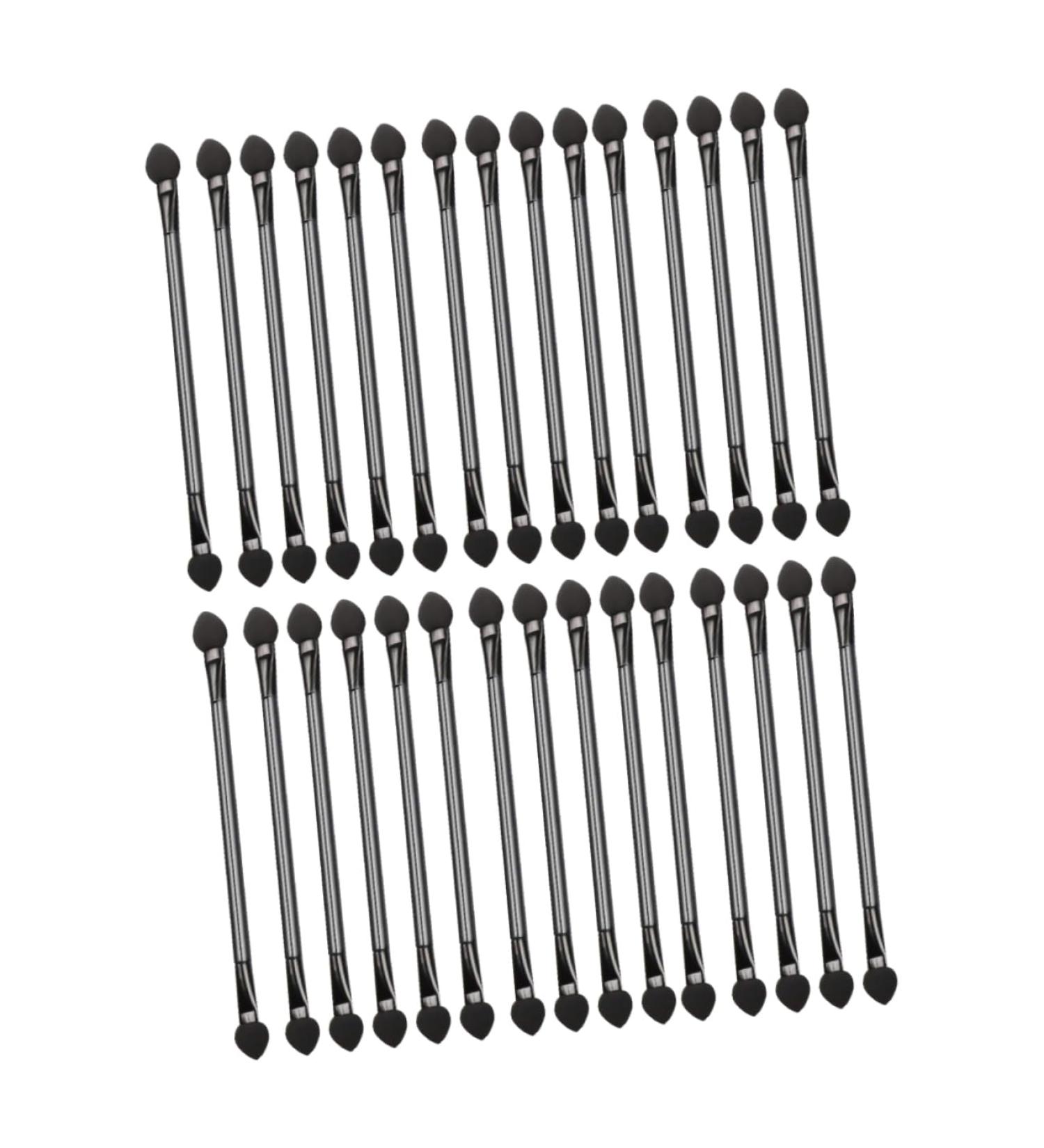 FOMIYES 30pcs Double Ended Eyeshadow Brush Makeup Sponge Cosmetic Eye Shadow Stick Beauty Eyeshadow Brush - Buy Online on GoSupps.com