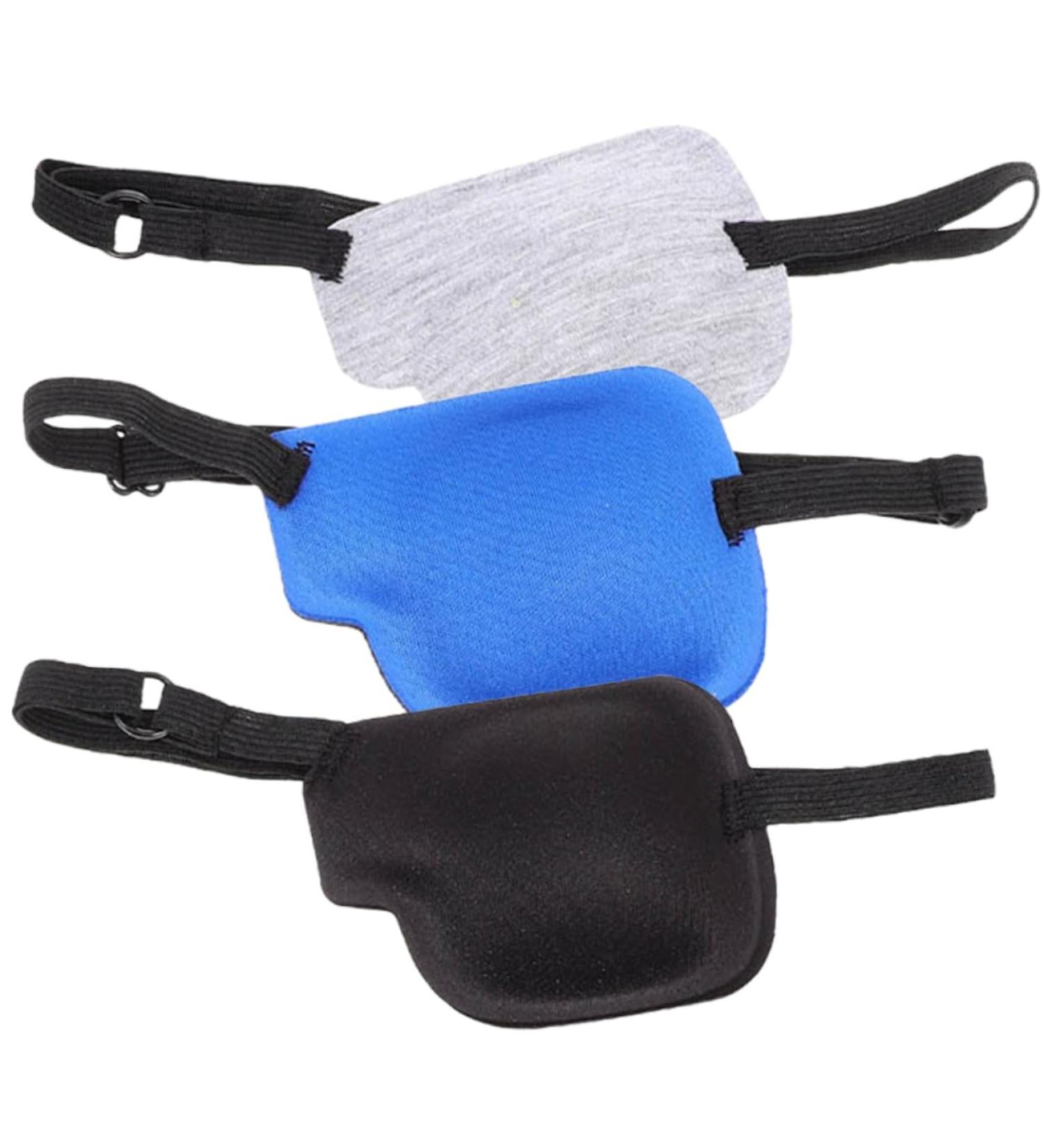 3pcs Reusable Eye Patches for Women | Amblyopia Pirate Accessories & 3D Goggles | Assorted Color Eye Masks for Daily Use - Buy Online on GoSupps.com