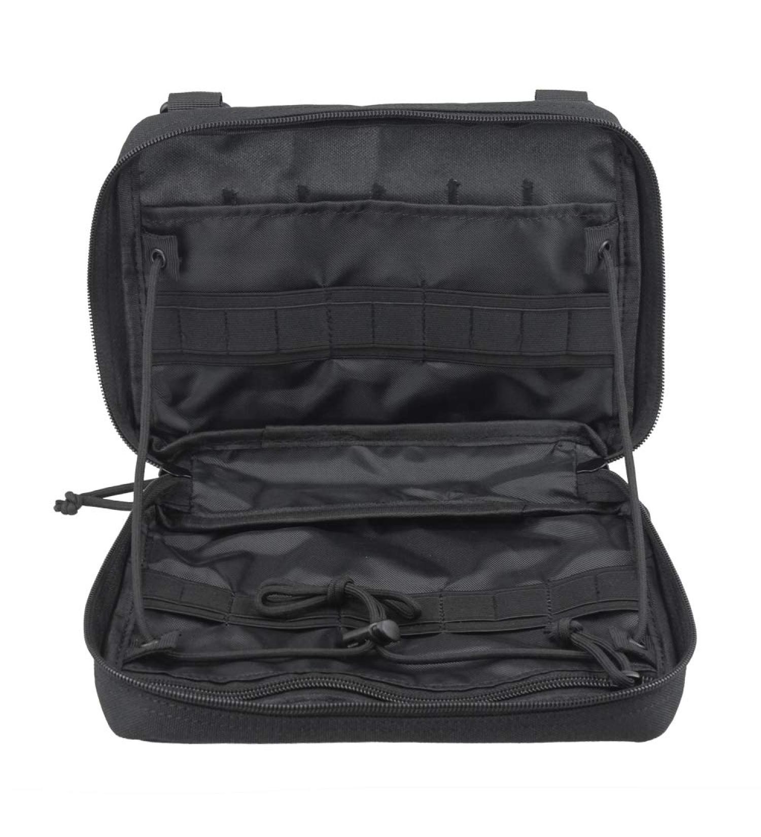 WYNEX Tactical Admin Molle Pouch - 1000D Nylon EDC Utility Bag, Waterproof Black - Buy Online on GoSupps.com