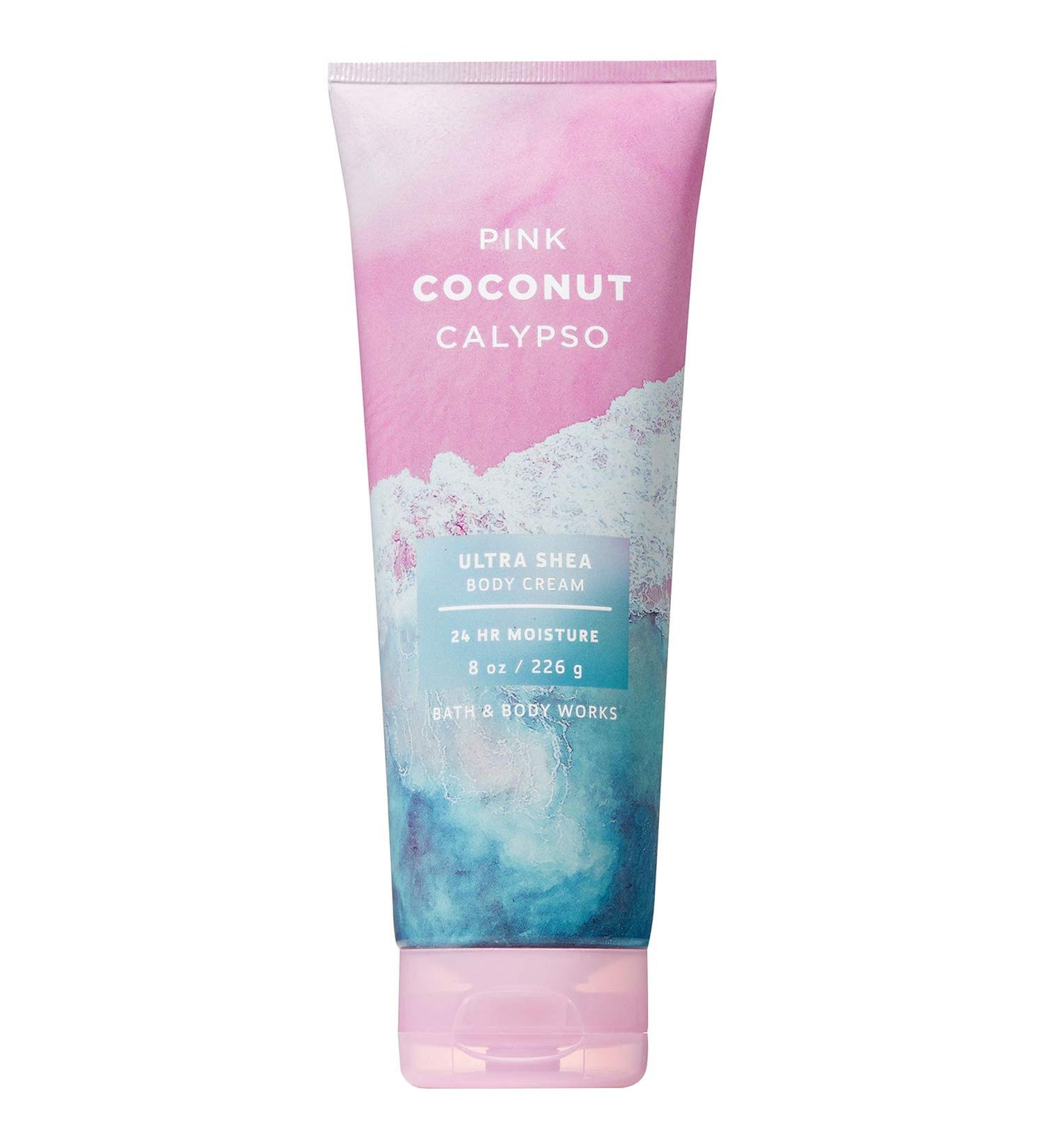 Bath and Body Works Pink Coconut Calypso Ultra Shea Body Cream 8 Ounce 2019 Edition