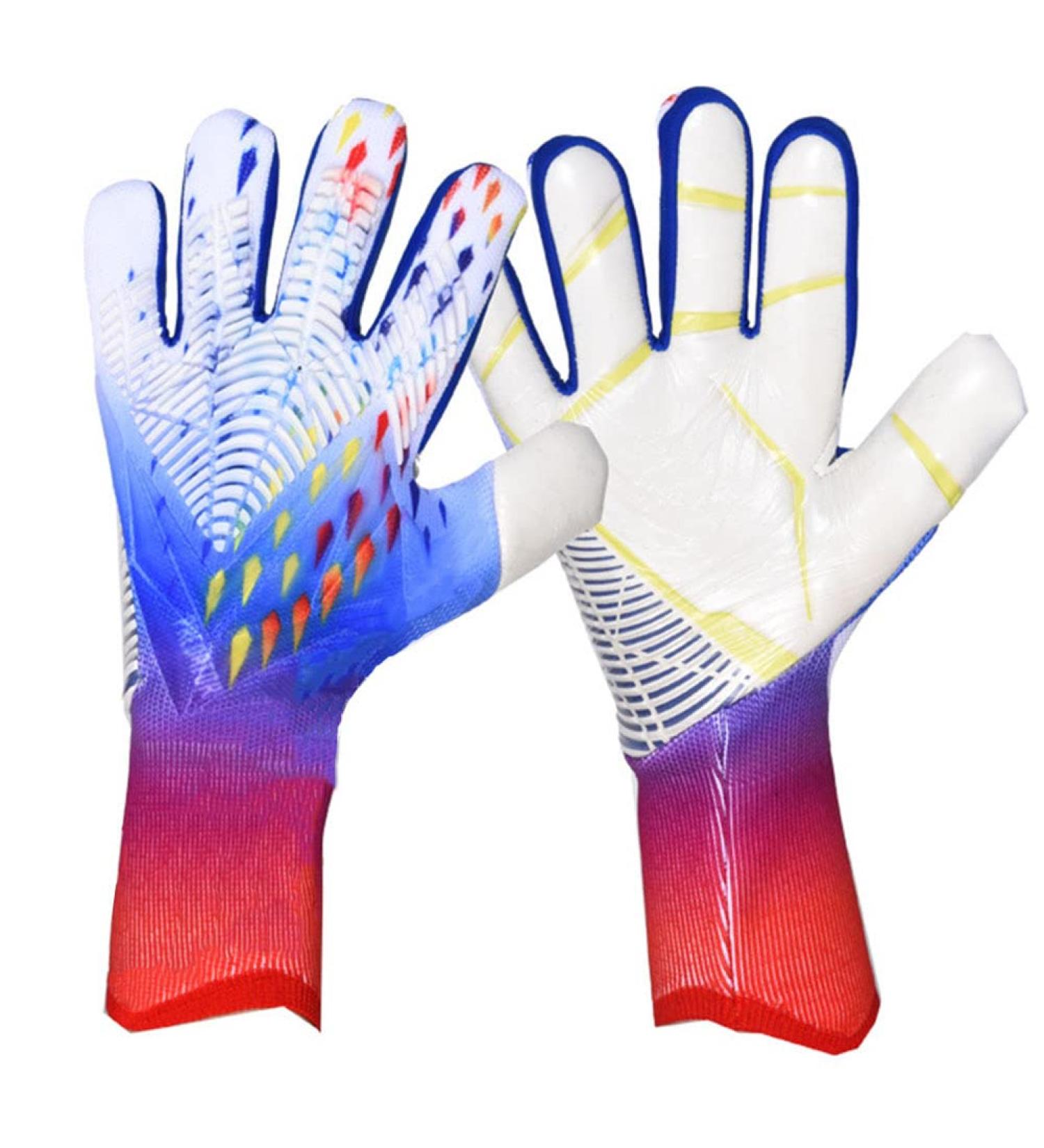 FASECKS Soccer Goalkeeper Gloves for Youth - Non-Slip Breathable Multicolor Kids Gloves - Best Performance Goalkeeping Gear - Buy Online on GoSupps.com