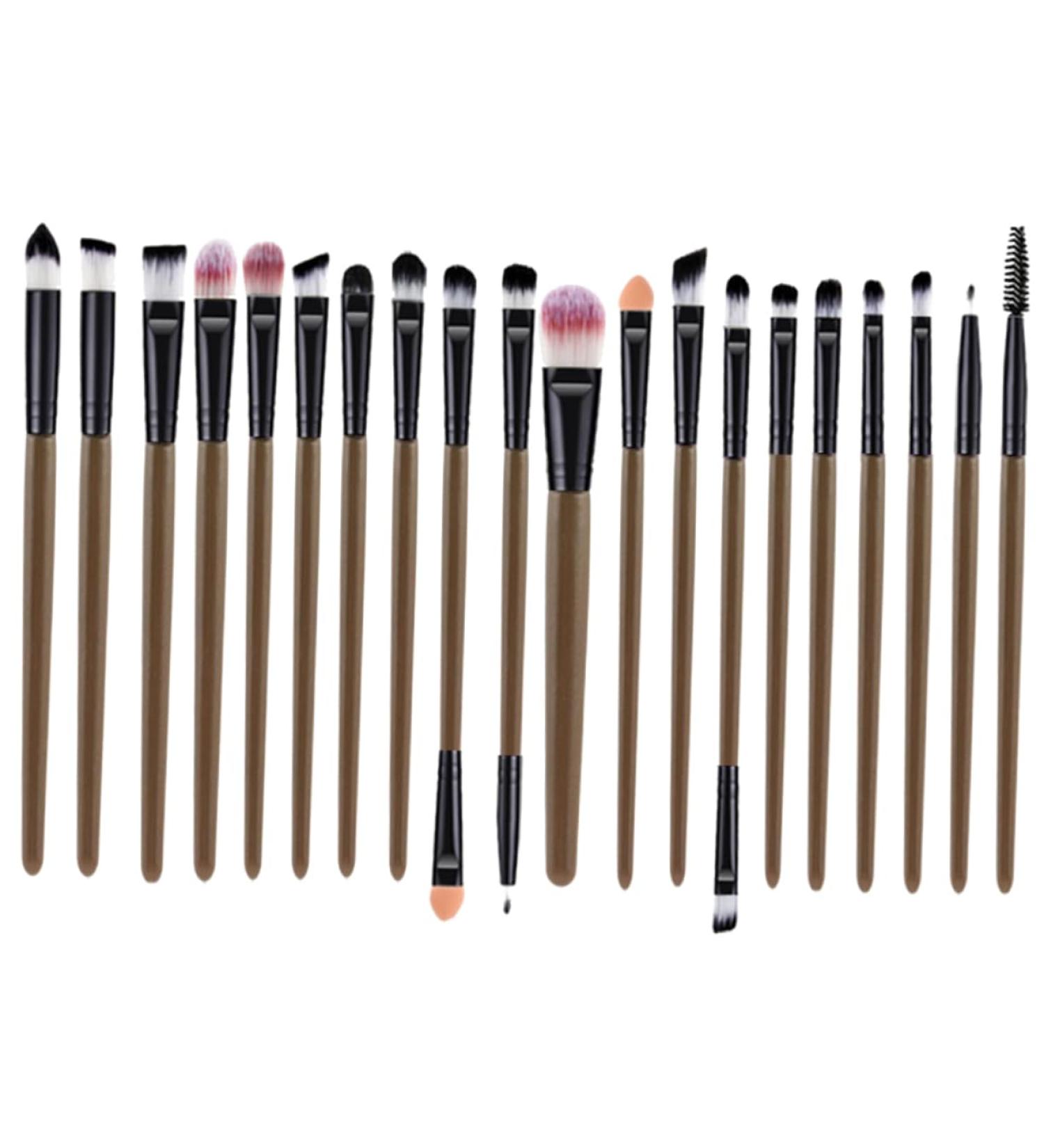 SOESFOUFU 20pcs Eyeshadow Tools Eyeliner Eyeshadow Brush Kit Makeup Brush Kit - Buy Online on GoSupps.com